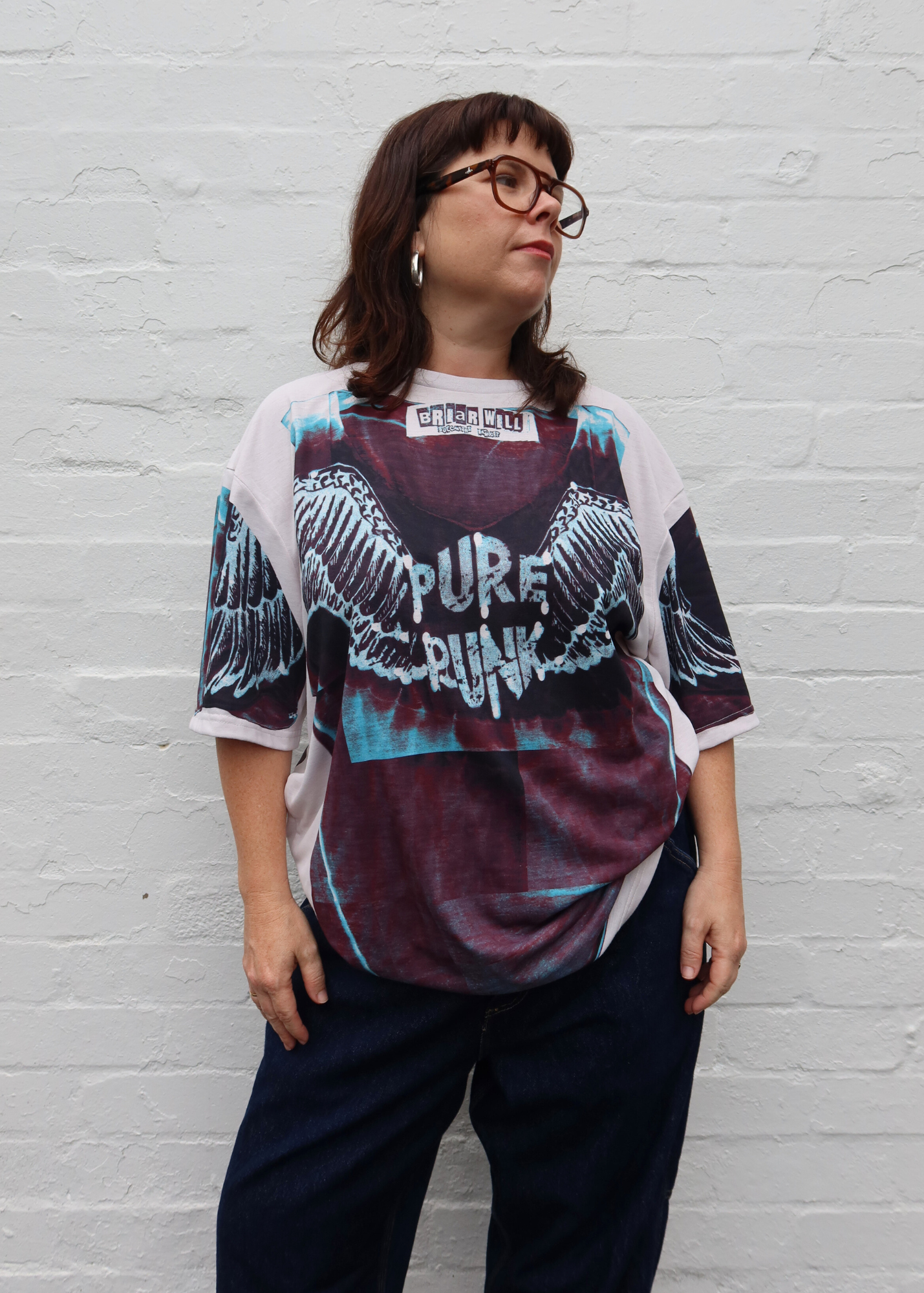 BRIAR WILL 'Pure' Trompe L'oiel Tee