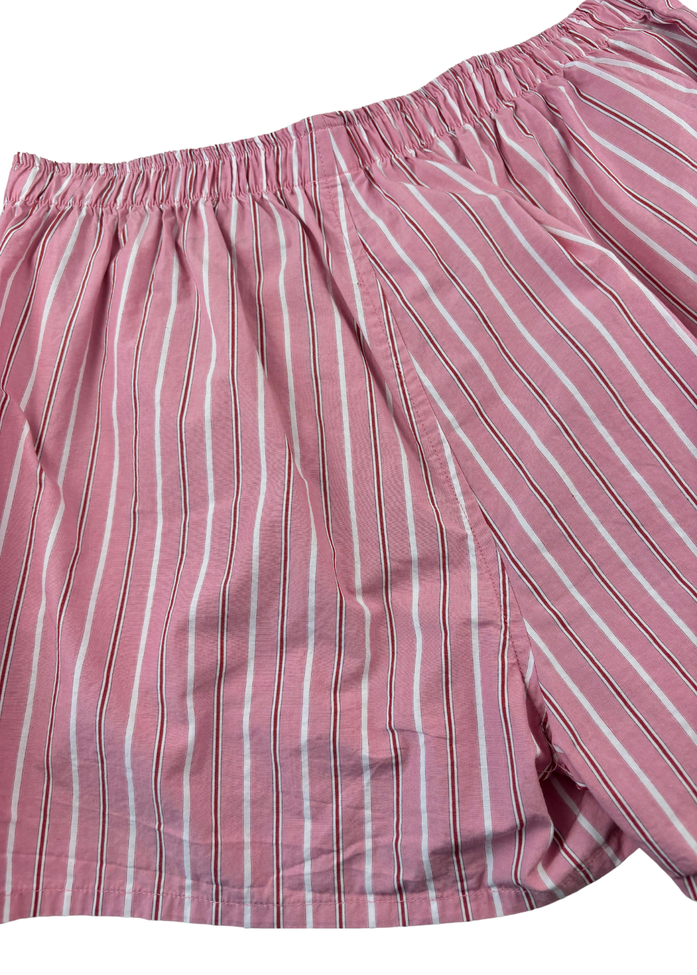 SAINT PARADISO Pink Stripe Boxer Shorts