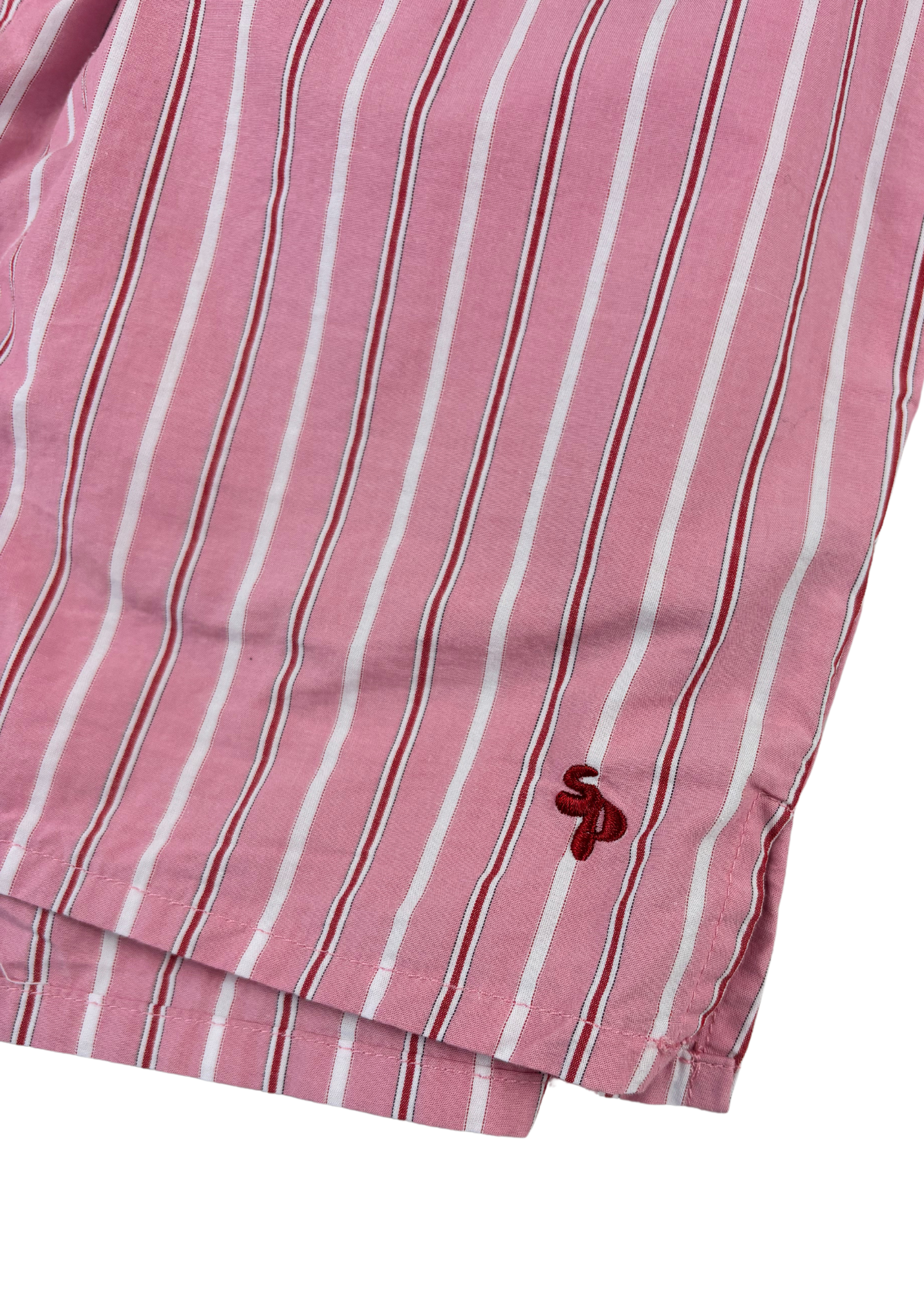 SAINT PARADISO Pink Stripe Boxer Shorts
