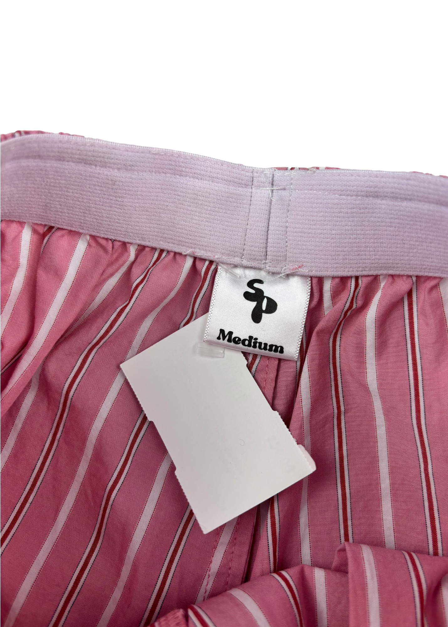 SAINT PARADISO Pink Stripe Boxer Shorts