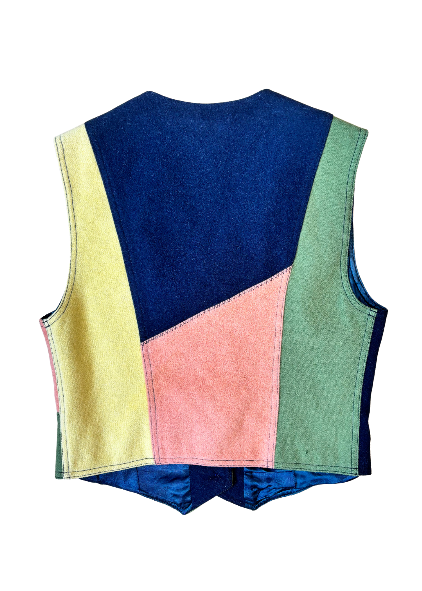 MOSCHINO JEANS Wool Patchwork Vest