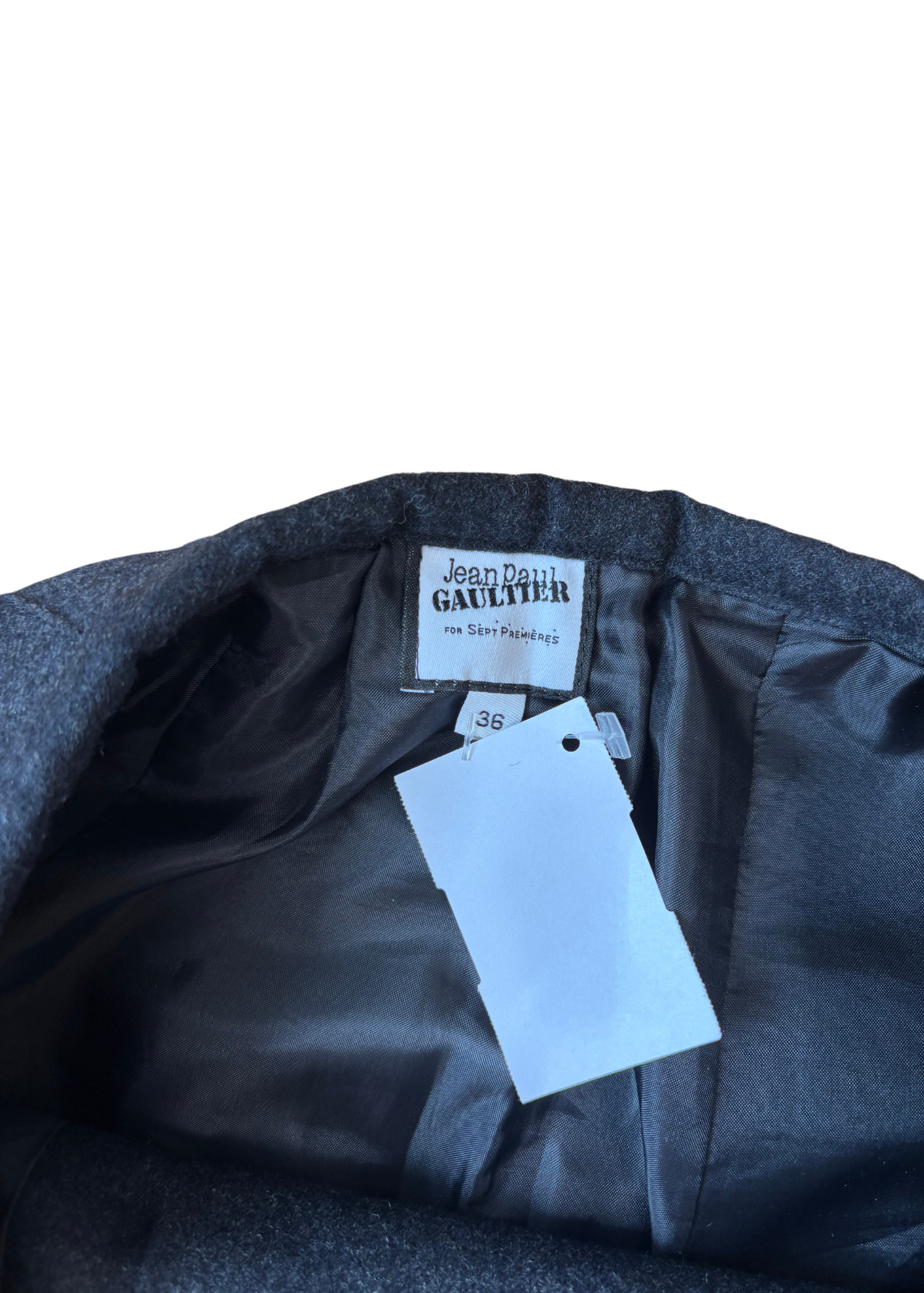 JEAN PAUL GAULTIER Wool Pleat Mini Skirt