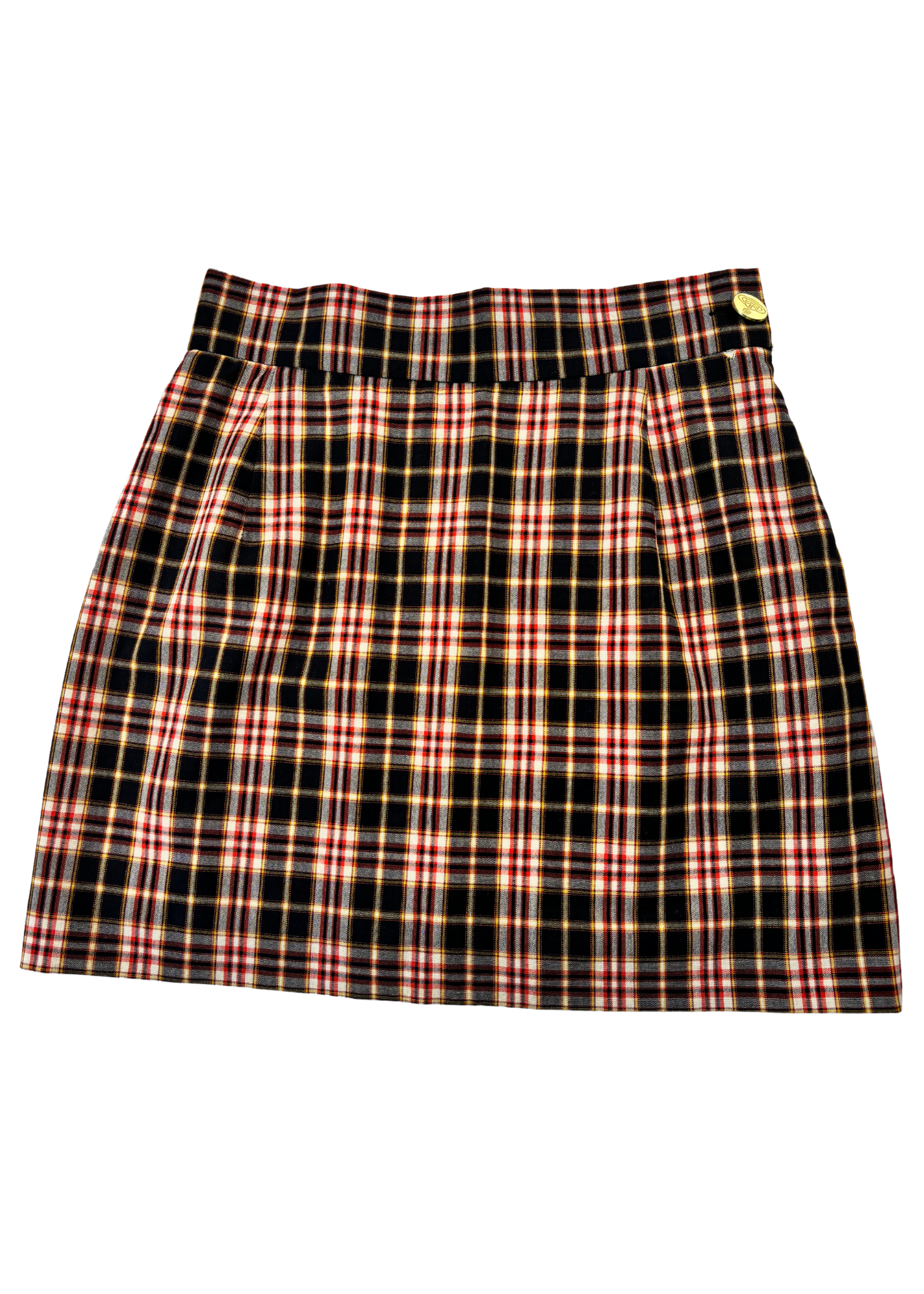 VIVIENNE WESTWOOD RED LABEL (AS IS) Plaid Mini Skirt