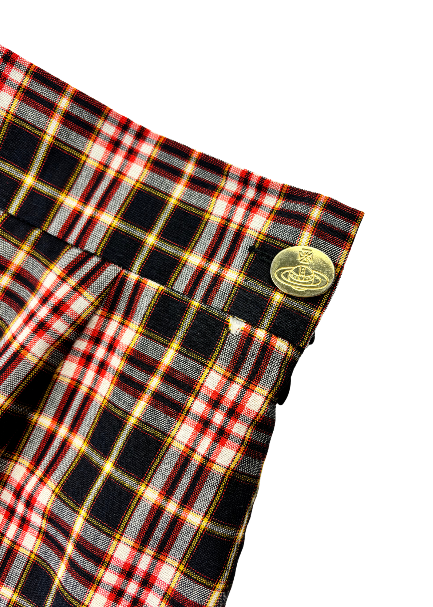 VIVIENNE WESTWOOD RED LABEL (AS IS) Plaid Mini Skirt