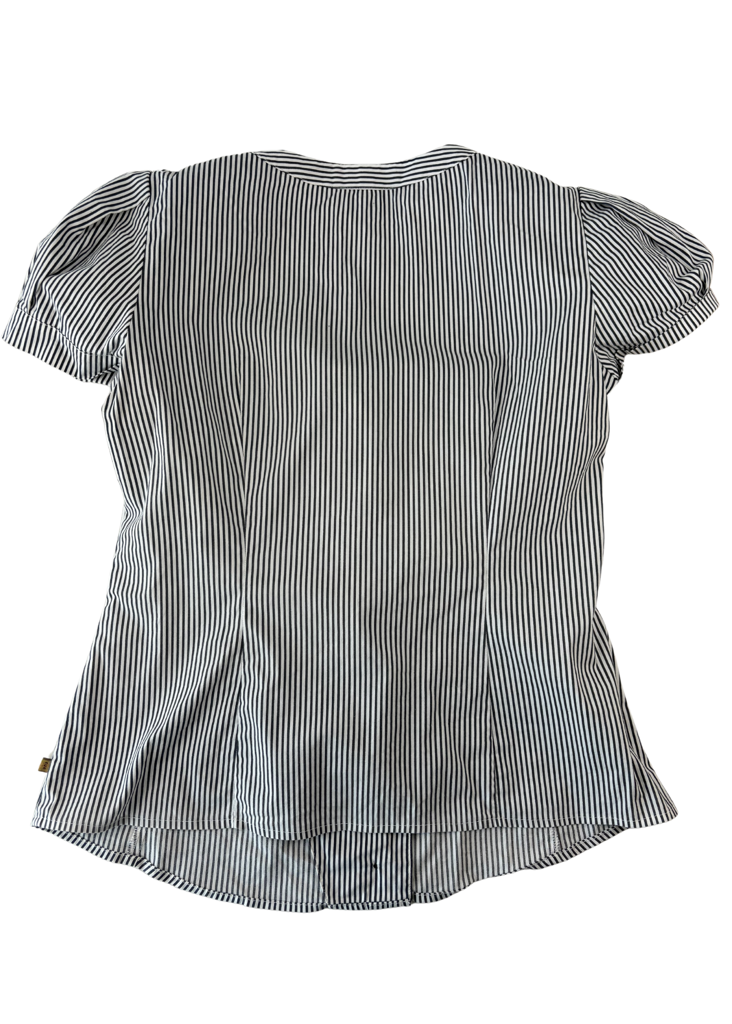 CUE VINTAGE Stripe Asymmetrical Top