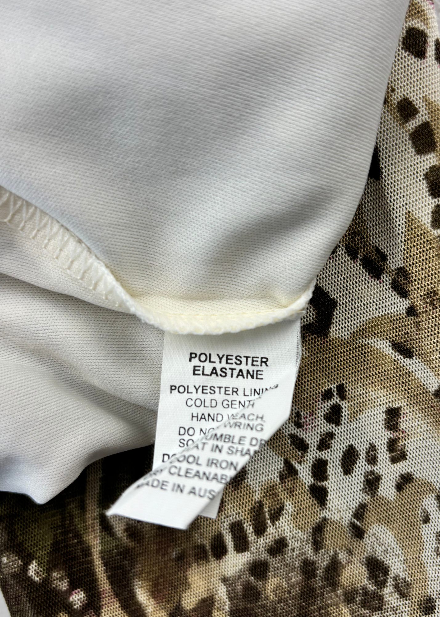 KAMIKO Vintage Floral Mesh Long Sleeve Top