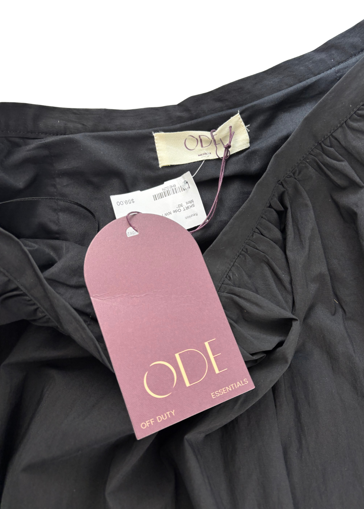 ODE (BNWT) Bubble Mini Skirt