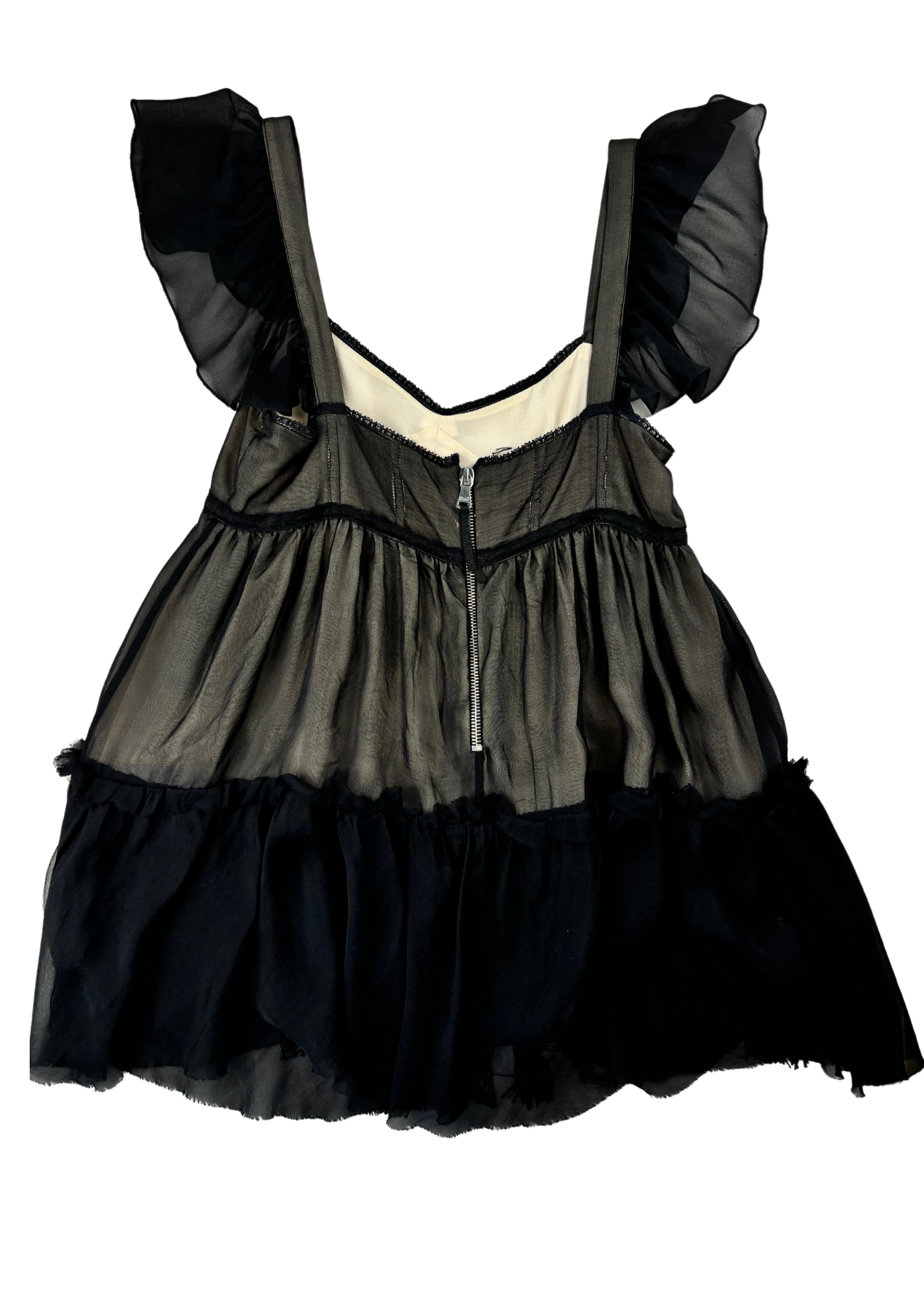 DOLCE & GABBANA AS IS Chiffon Babydoll Cami