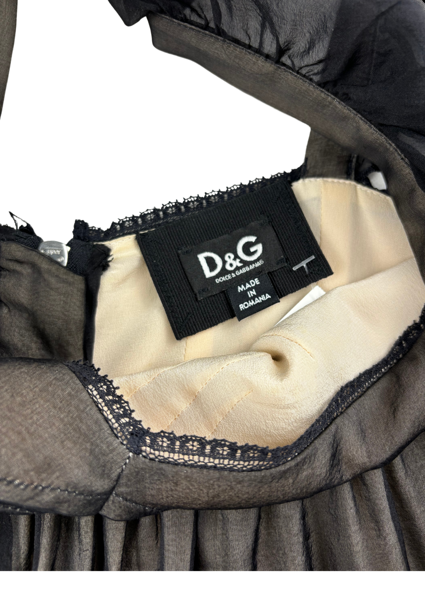 DOLCE & GABBANA AS IS Chiffon Babydoll Cami