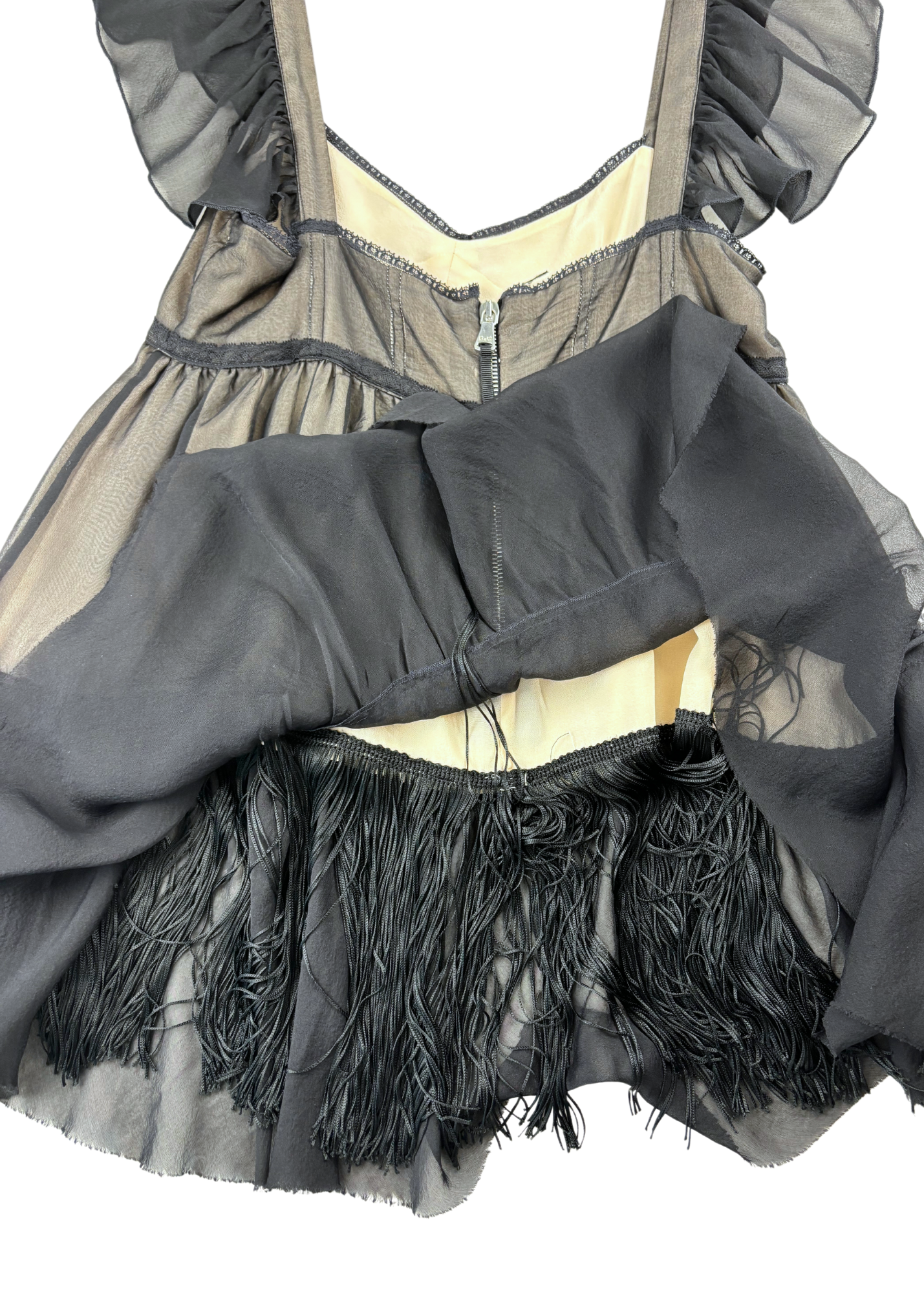 DOLCE & GABBANA AS IS Chiffon Babydoll Cami