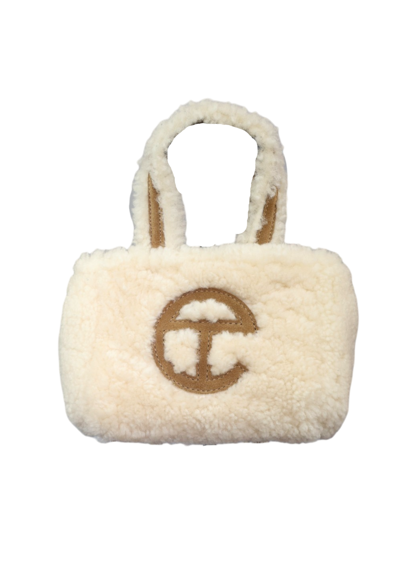 TELFAR X UGG Brown Shearling Small Shopper