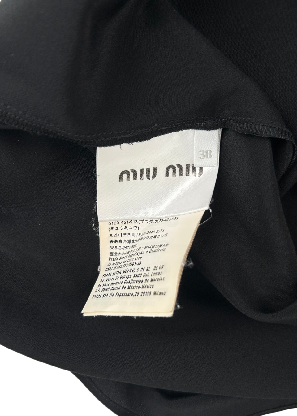 MIU MIU 2018 Western Ruffle Blouse W Star Brooch