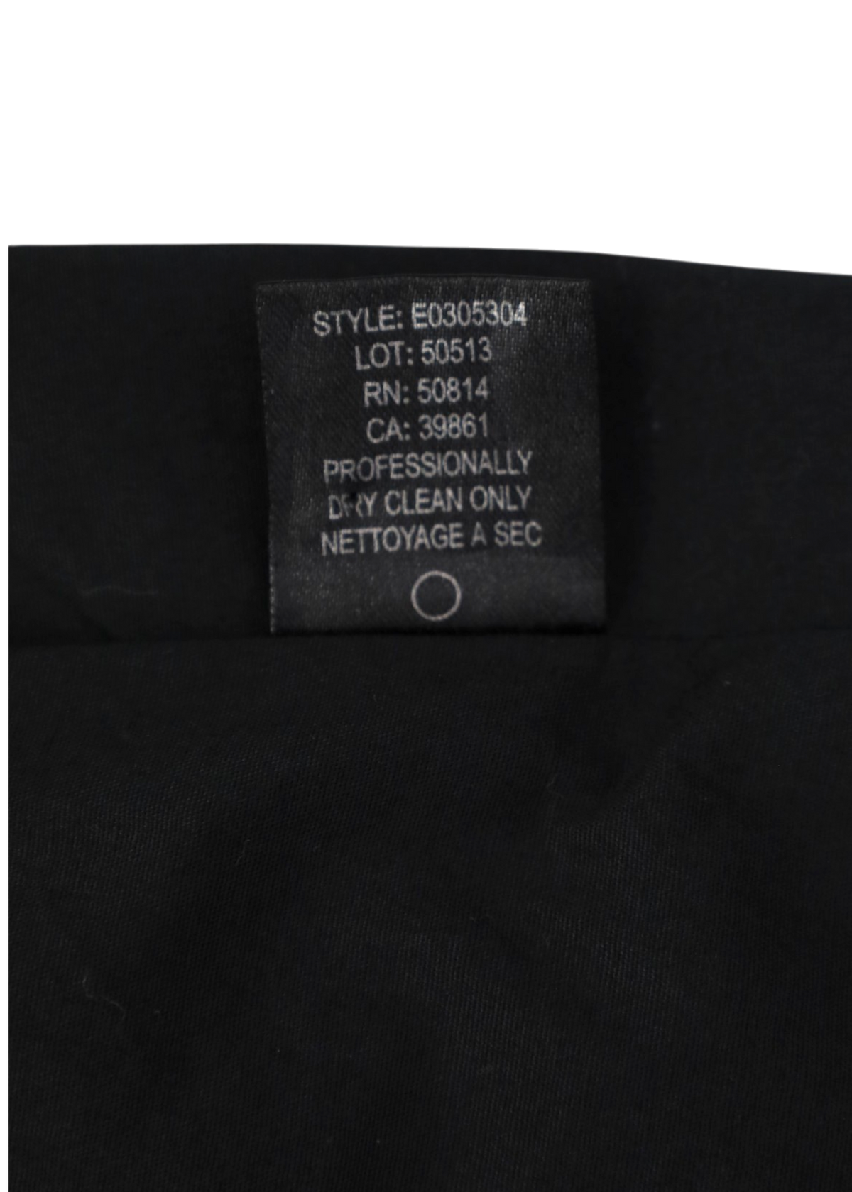 ELIE TAHARI Black Pleat Grommet Mini Skirt