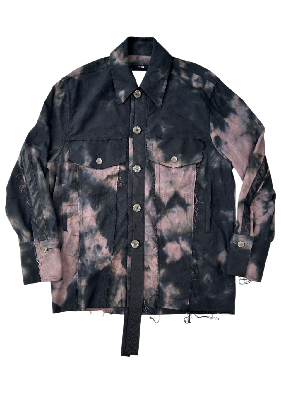 SONG FOR THE MUTE 23.1 Amanojak Indigo/Mauve Tie Dye Jacket