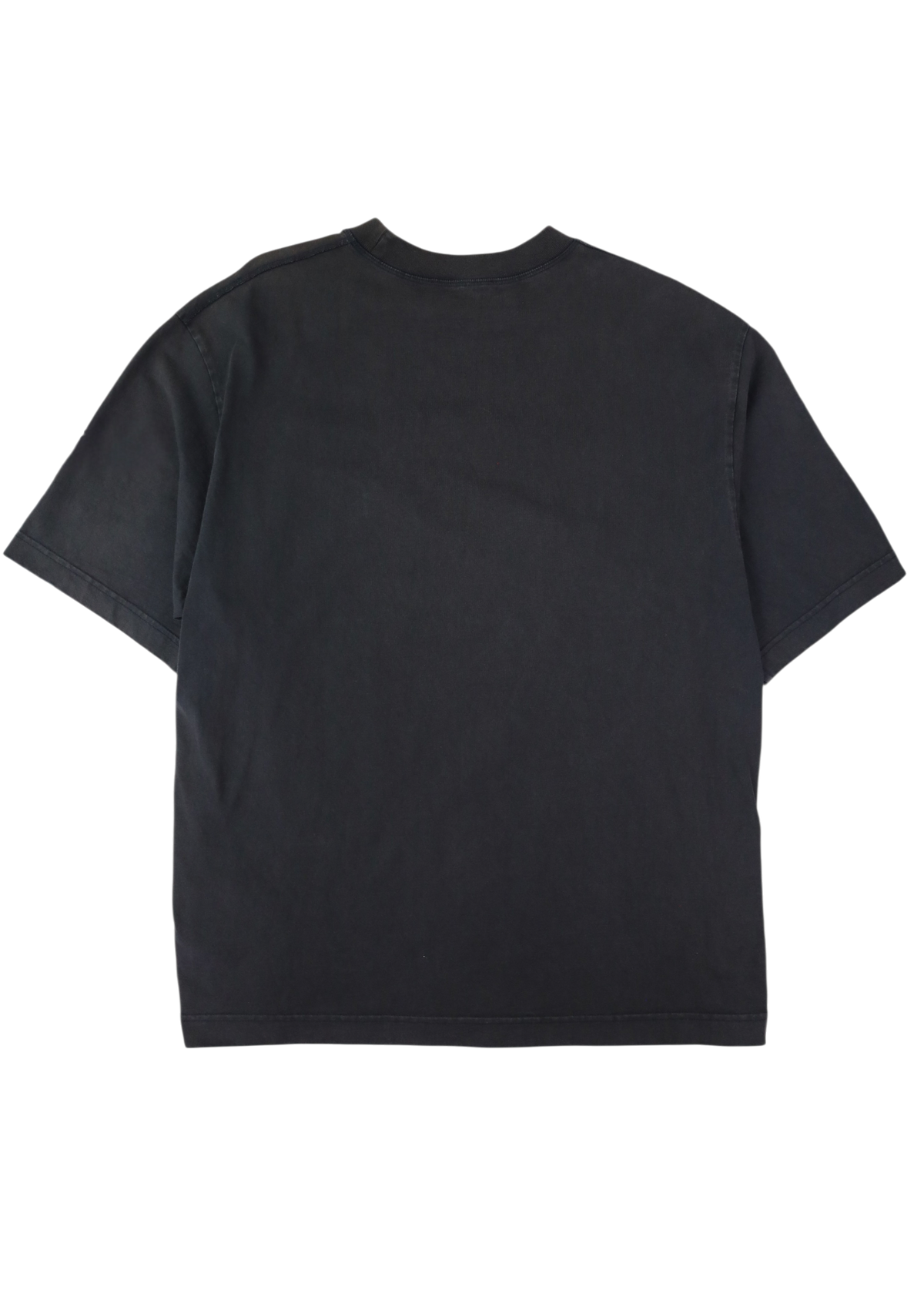 ACNE STUDIOS Charcoal Grey Cotton Logo Tee