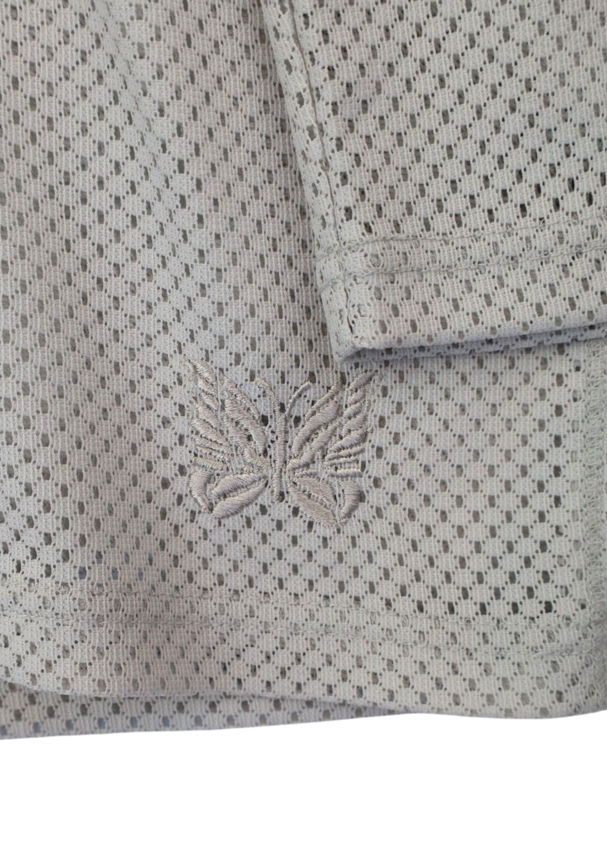 NEEDLES Light Grey Sports Mesh Longsleeve