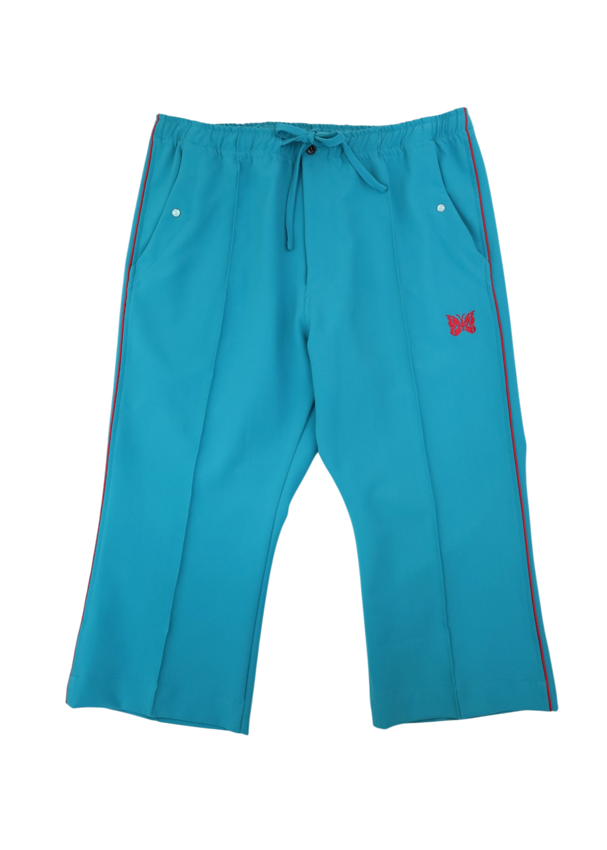 NEEDLES (AS IS) Teal/Red Piping Cowboy Pleated Front Pants