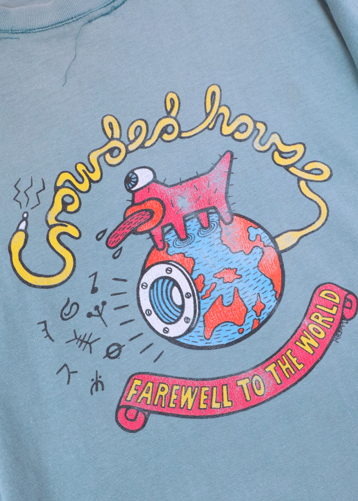 MAMBO VINTAGE (AS IS) 1996 Crowded House x Mambo 'Farewell to the World' Tee