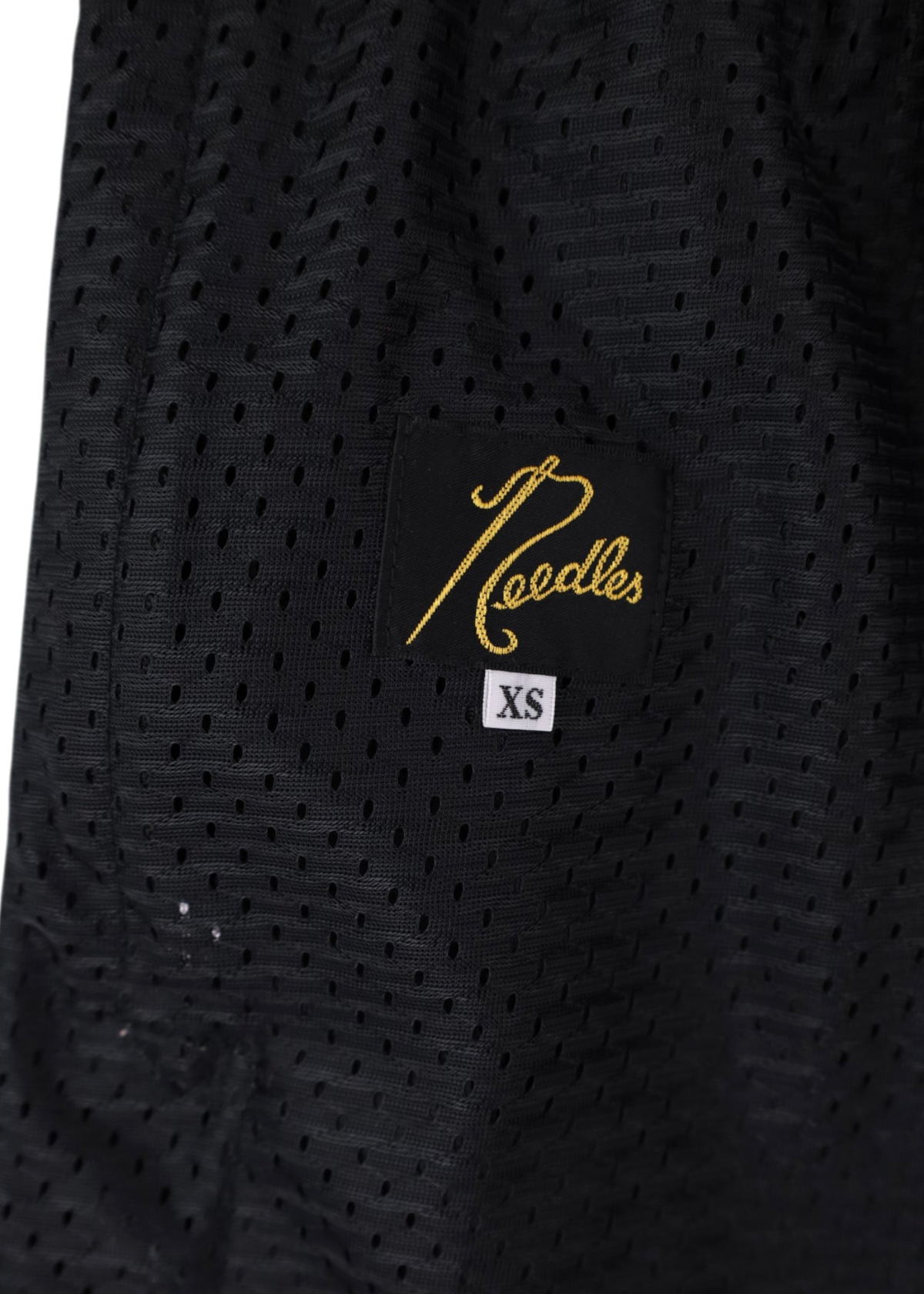 NEEDLES Black/Powder Blue Straight Track Shorts
