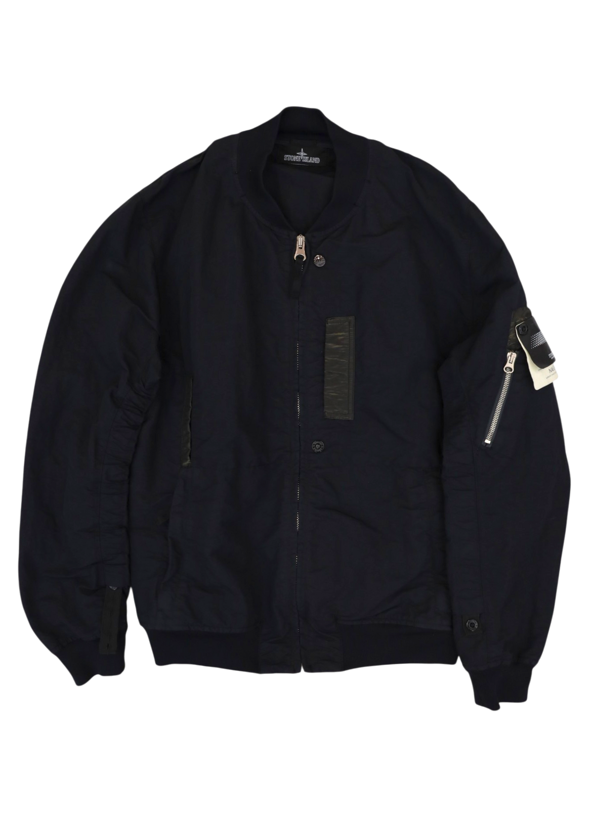 STONE ISLAND Black/Khaki 'Shadow Project Naslan Bomber' Jacket