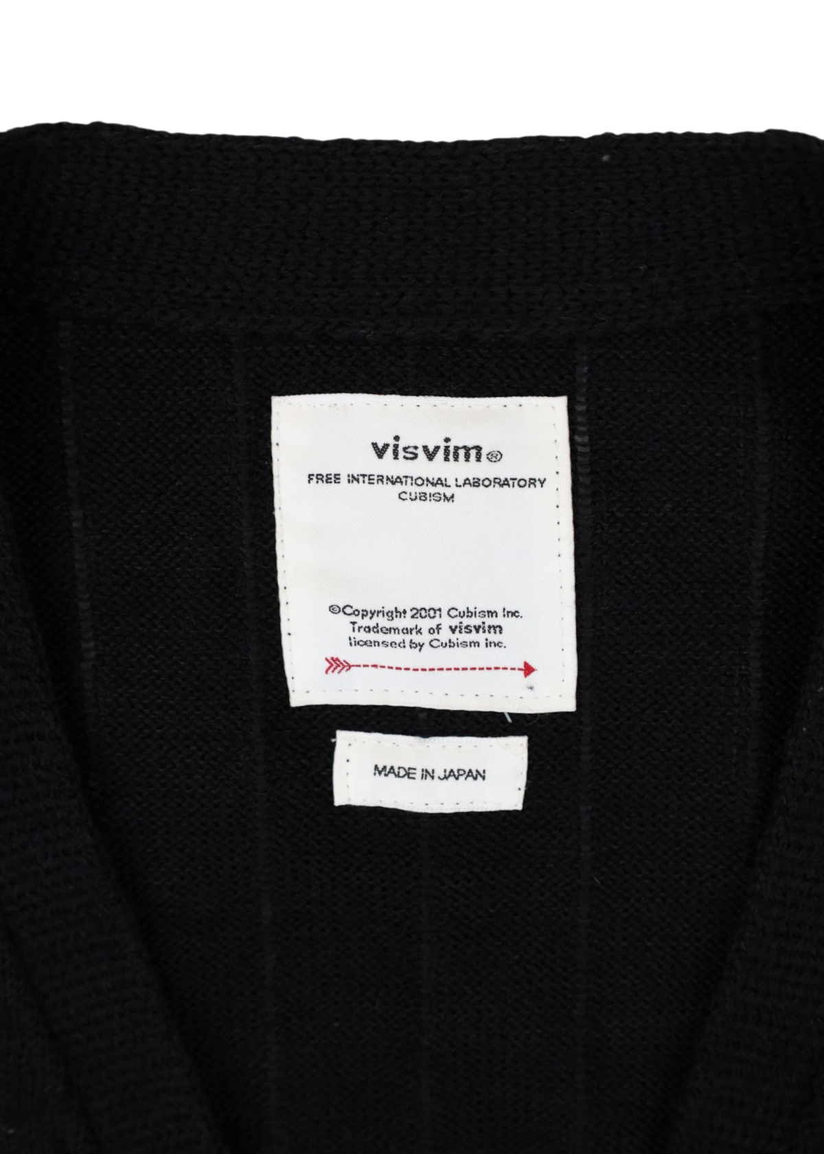 VISVIM (NWT) Black Wool/Linen Knit Cardigan