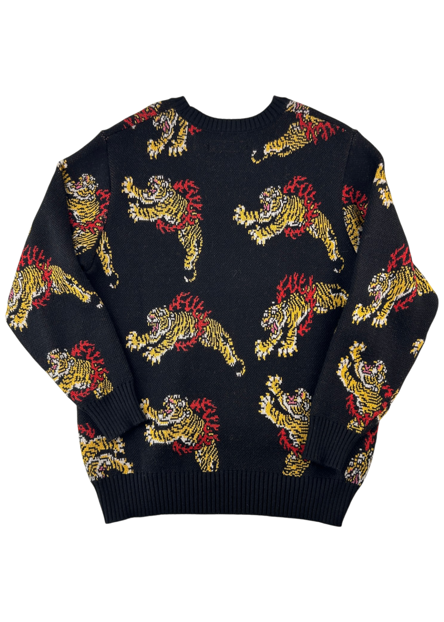 WACKO MARIA/GUILTY PARTIES (BNWT) Tim Lehl Tiger Intarsia Knit Jumper