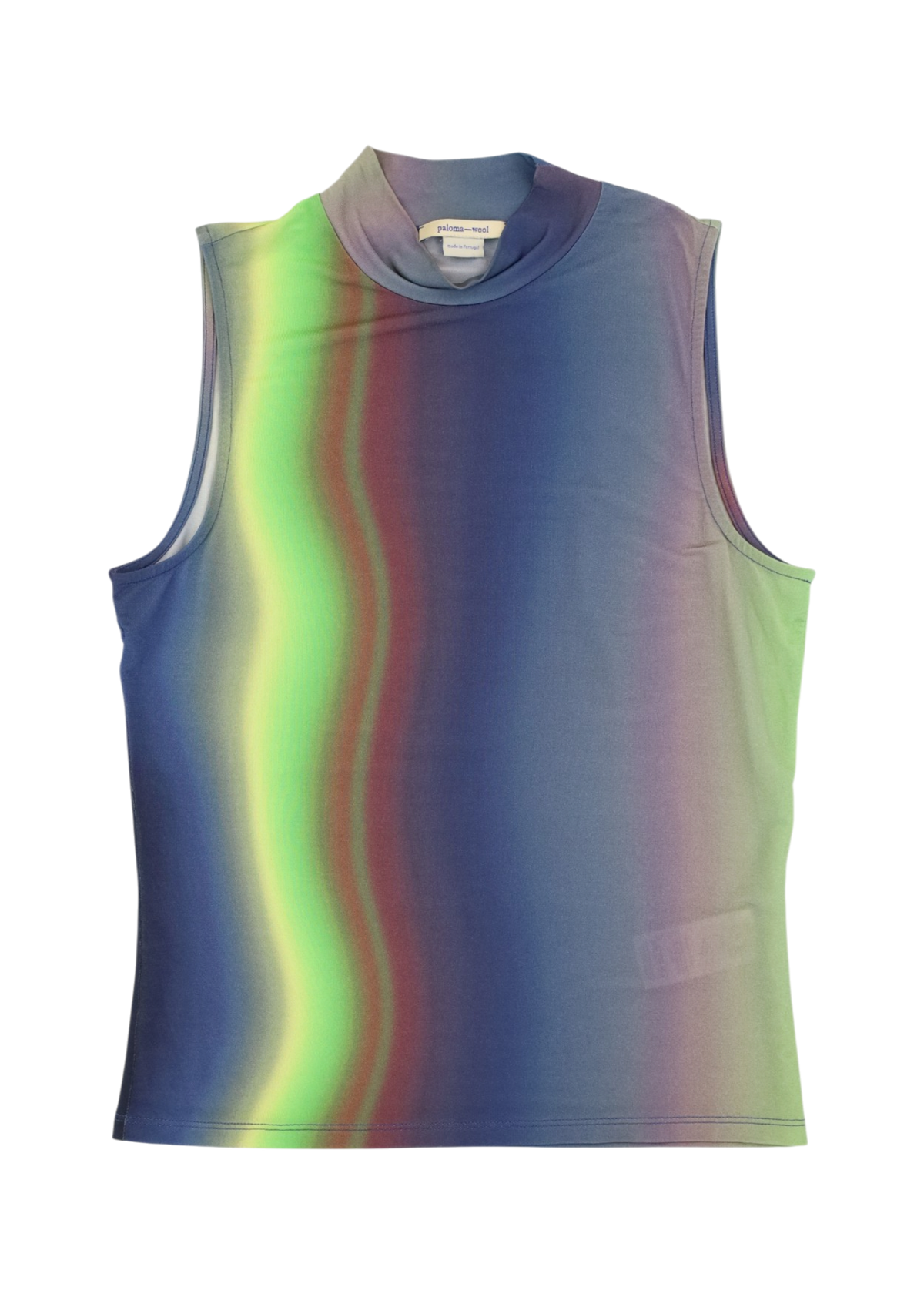 PALOMA WOOL Multicolour Ombre Mock Neck Top