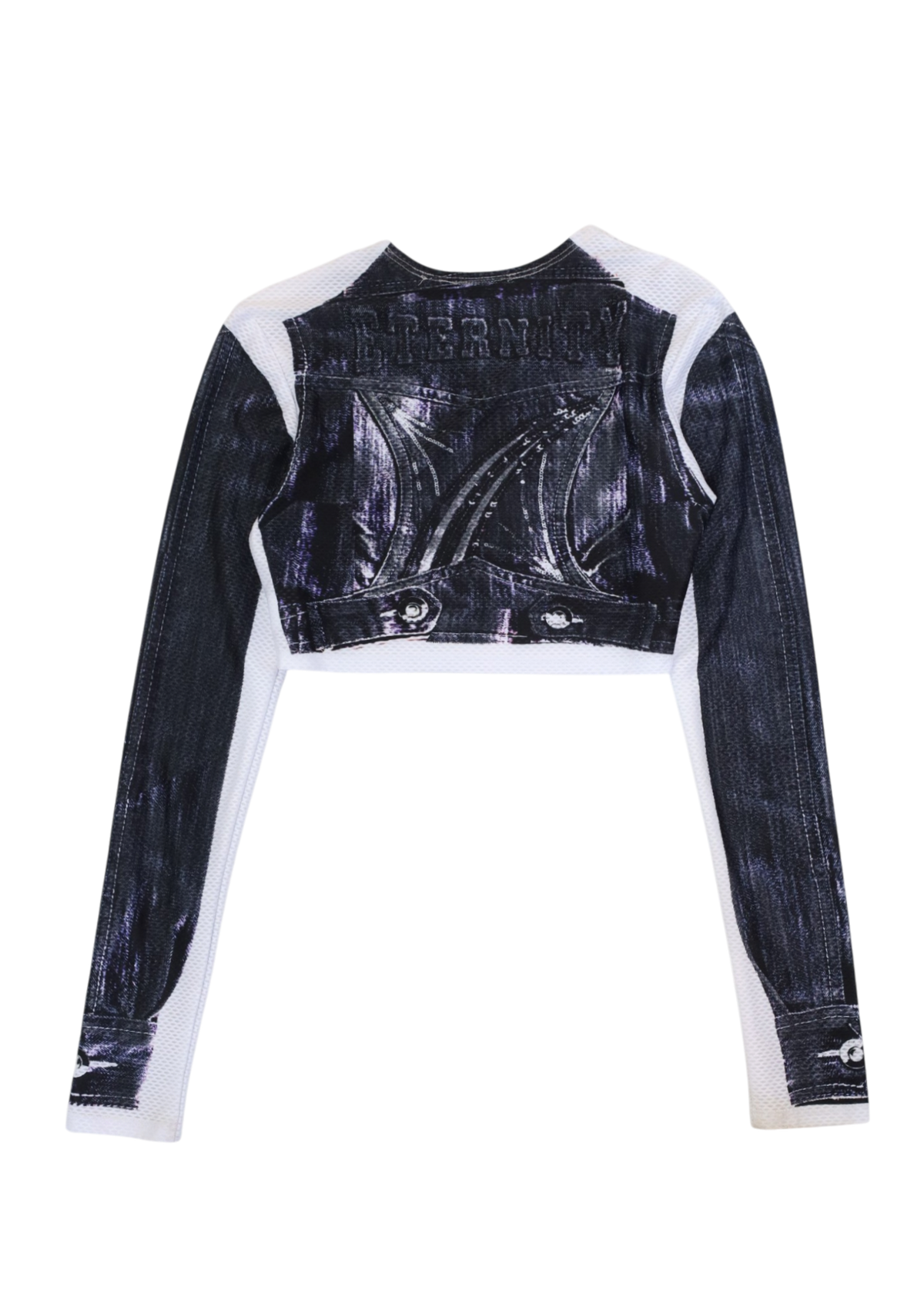 BRIAR WILL (AS IS) 'The Eternity Bolero' Screen Print Top