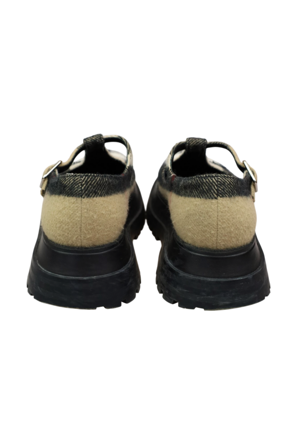 BURBERRY 'Aldwich' Plaid Mary Jane Platform