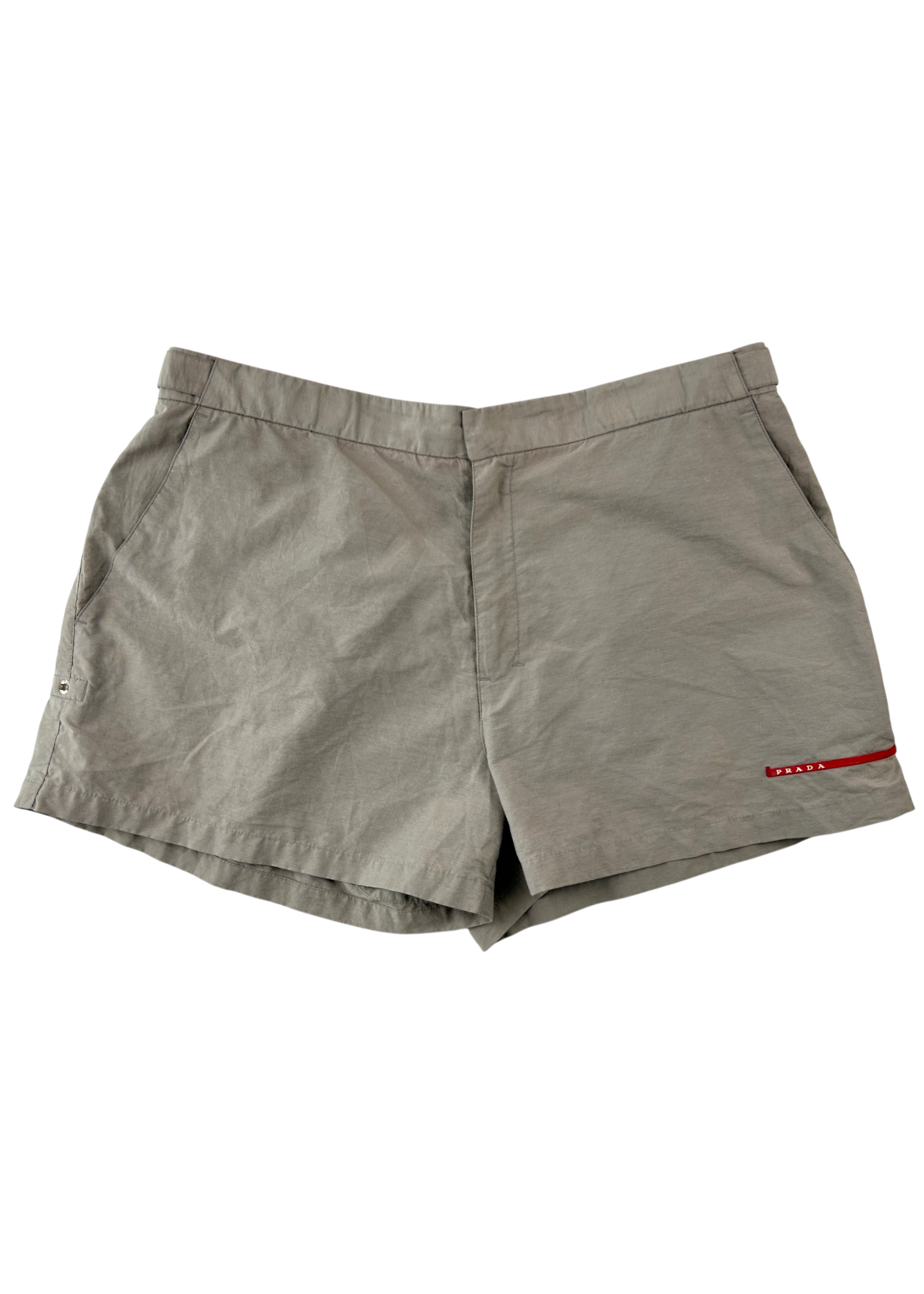 PRADA (AS IS) Taupe Adjustable Mini Short