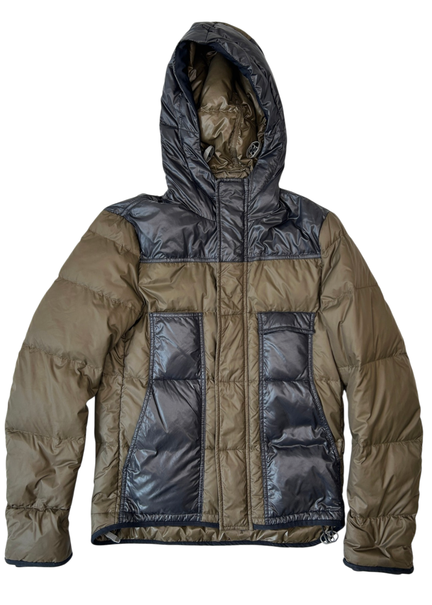 BALENCIAGA (AS IS) 2010 Khaki/Black Puffer W/ Toggles