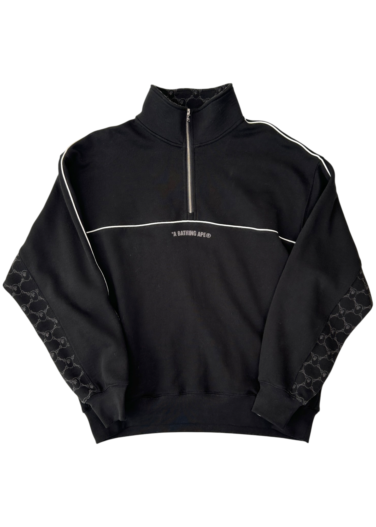 BAPE A Bathing Ape 'College Monogram' Half Zip