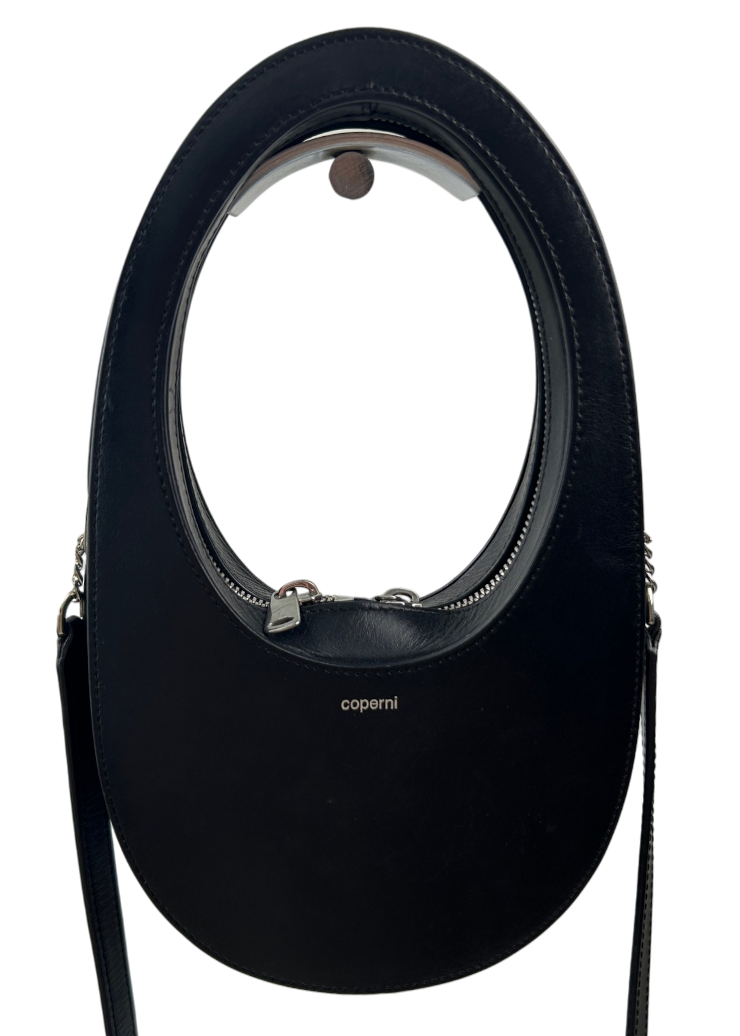 COPERNI 'Mini Swipe Tote' Leather Oval Shoulder Bag