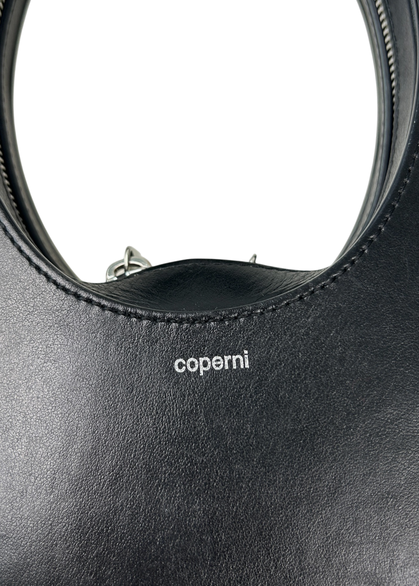 COPERNI 'Mini Swipe Tote' Leather Oval Shoulder Bag