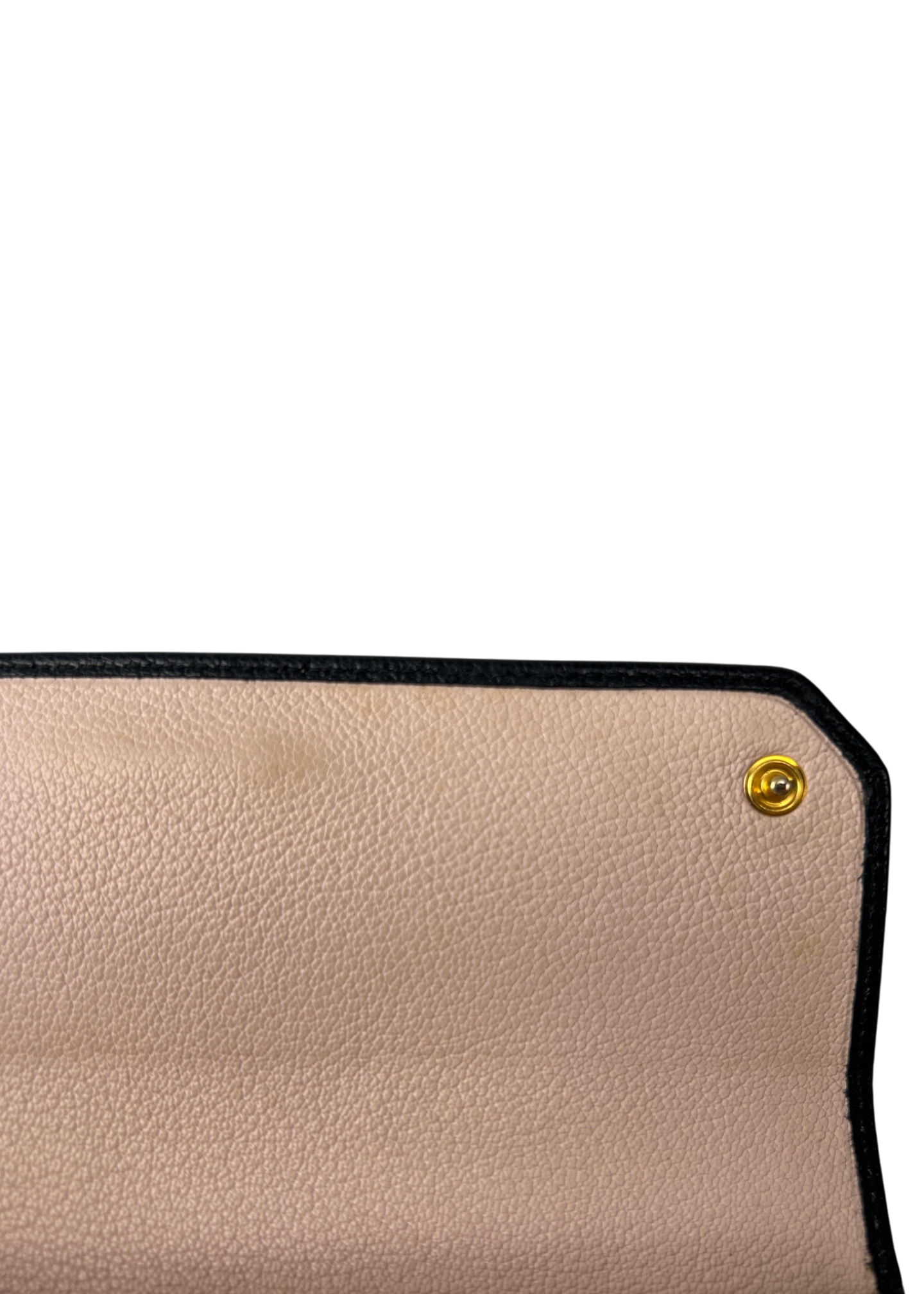 MIU MIU (AS IS) Black Leather Long Wallet