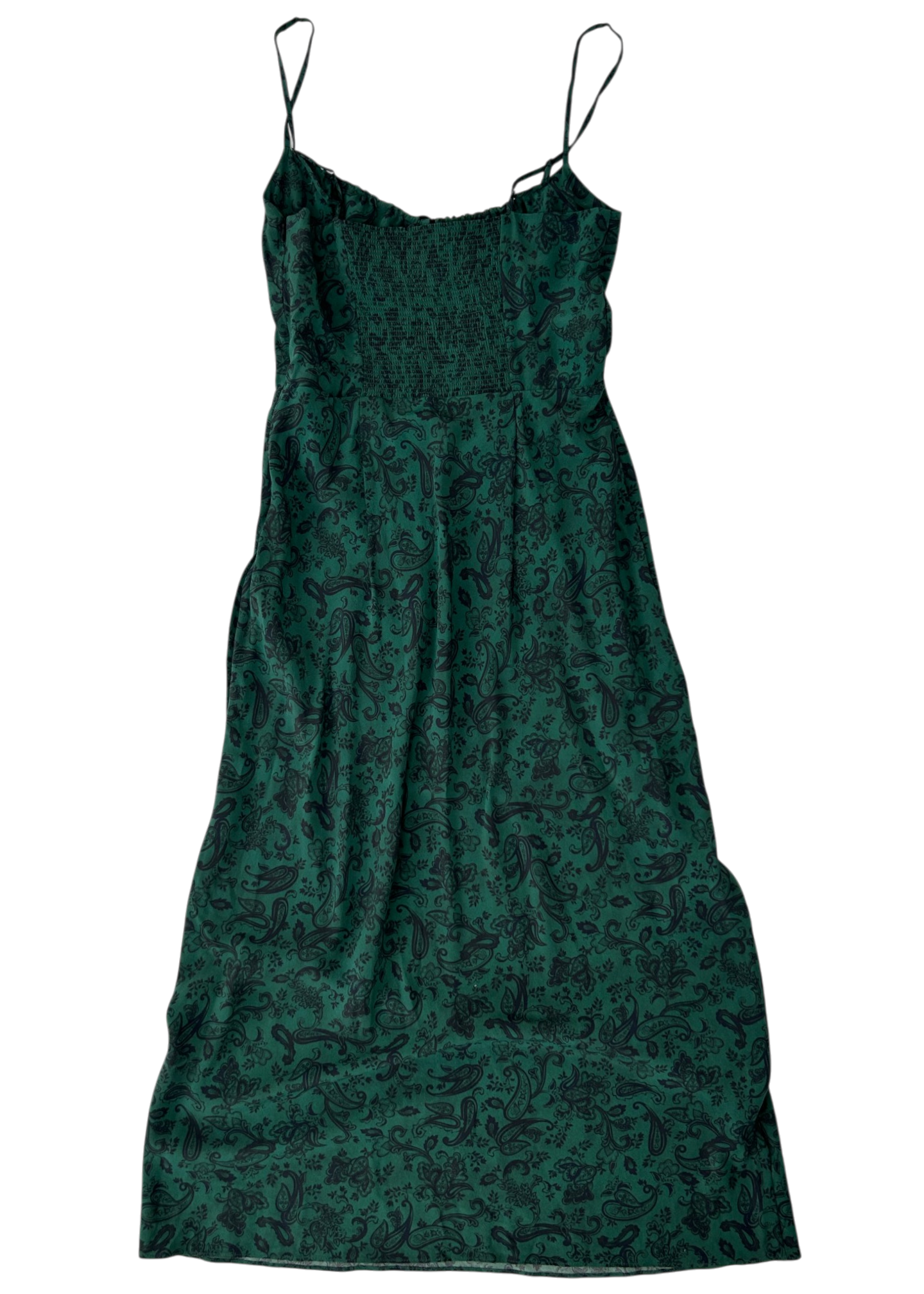 REALISATION PAR 'The Alba' Paisley Silk Midi Dress