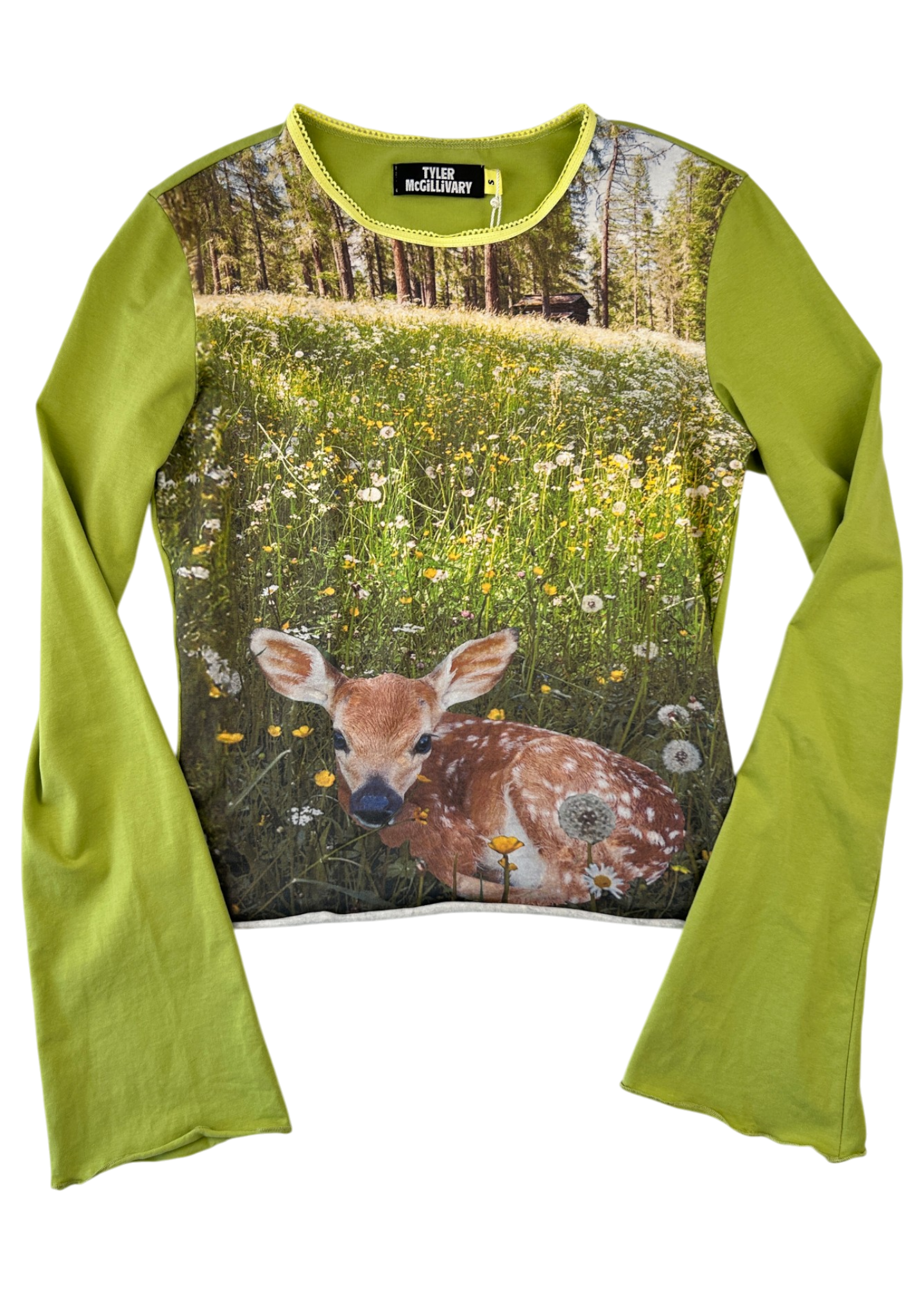 TYLER MCGILLIVARY (BNWT) 'Fawn' Graphic Long Sleeve Tee