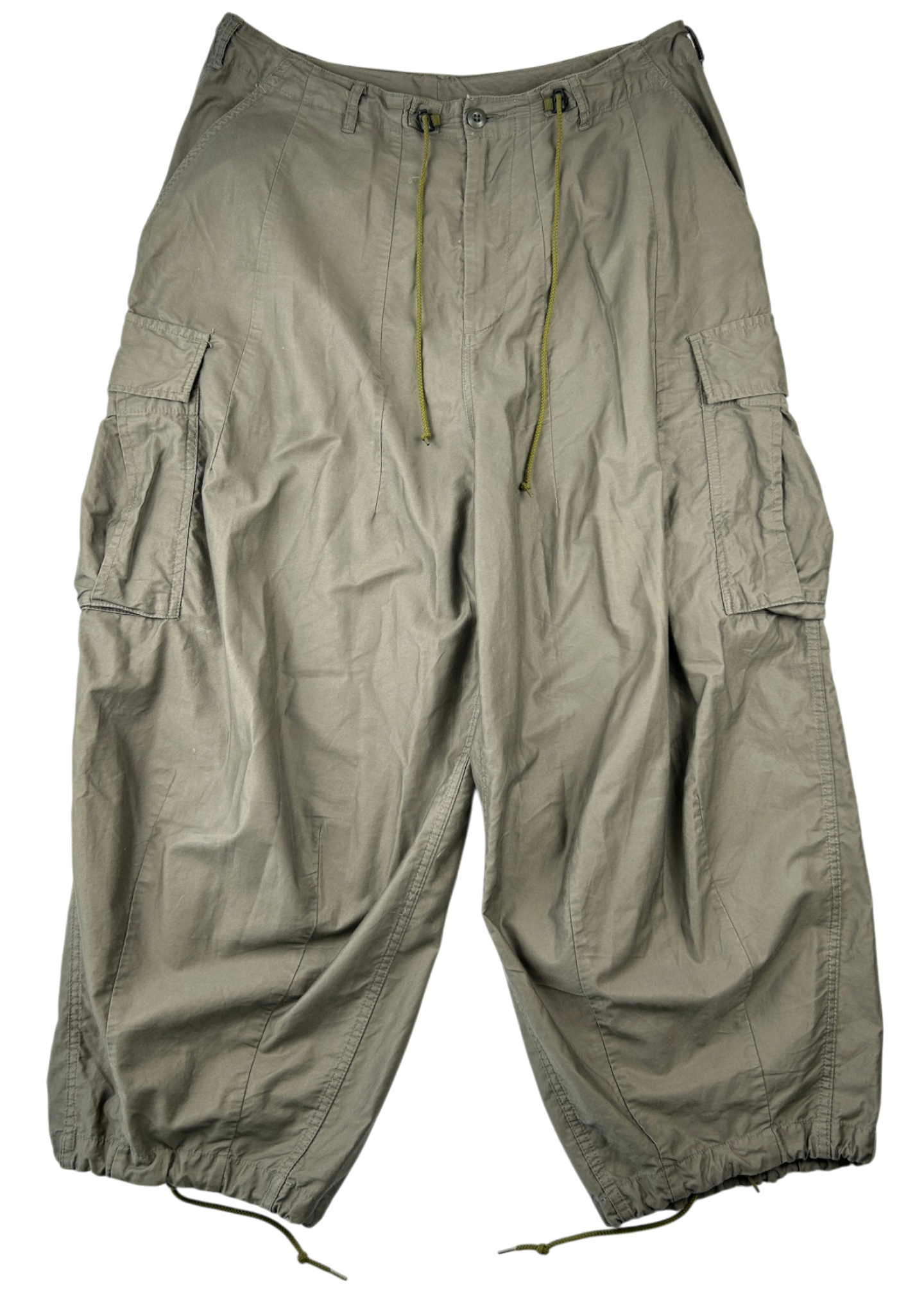 NEEDLES (AS IS) Khaki 'HD BDU' Cotton Balloon Cargo Pants