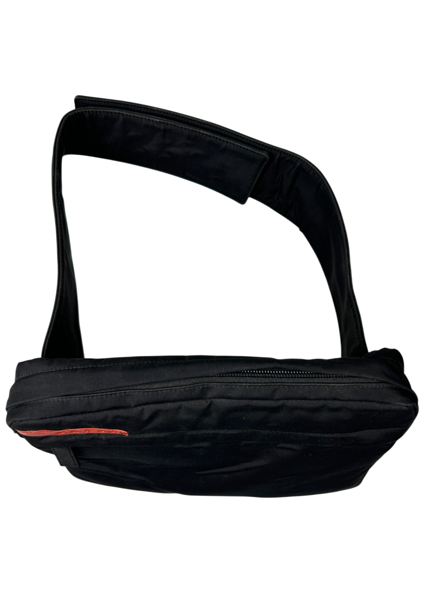PRADA (AS IS) Nylon Linea Rossa Crossbody Bag