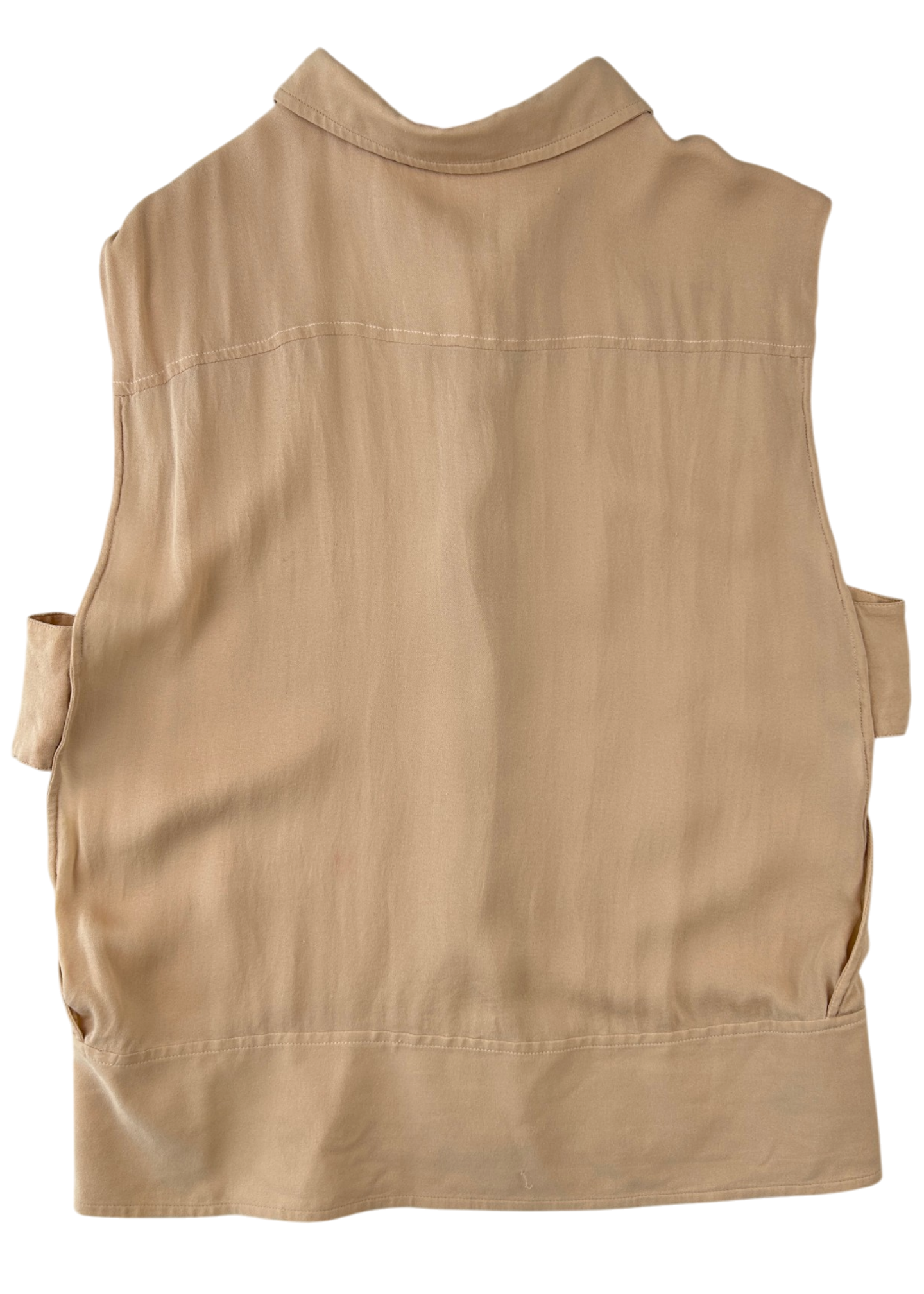 GUCCI (AS IS) Vintage 2010 Silk Collared Button Up Blouse