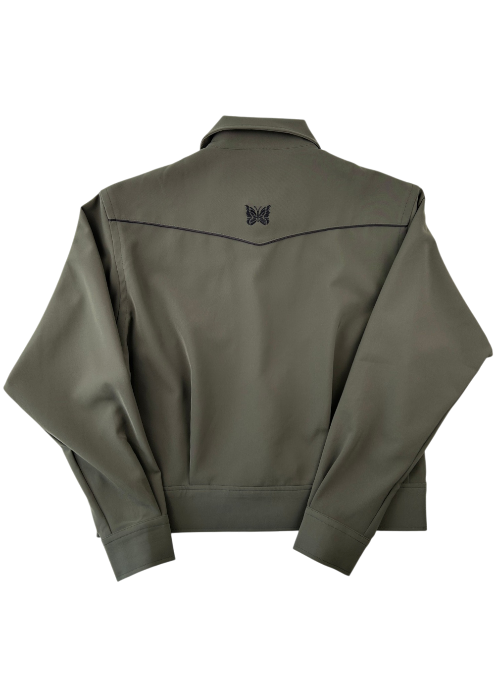 NEEDLES FW 2024 Khaki Cowboy Jacket W/ Piping