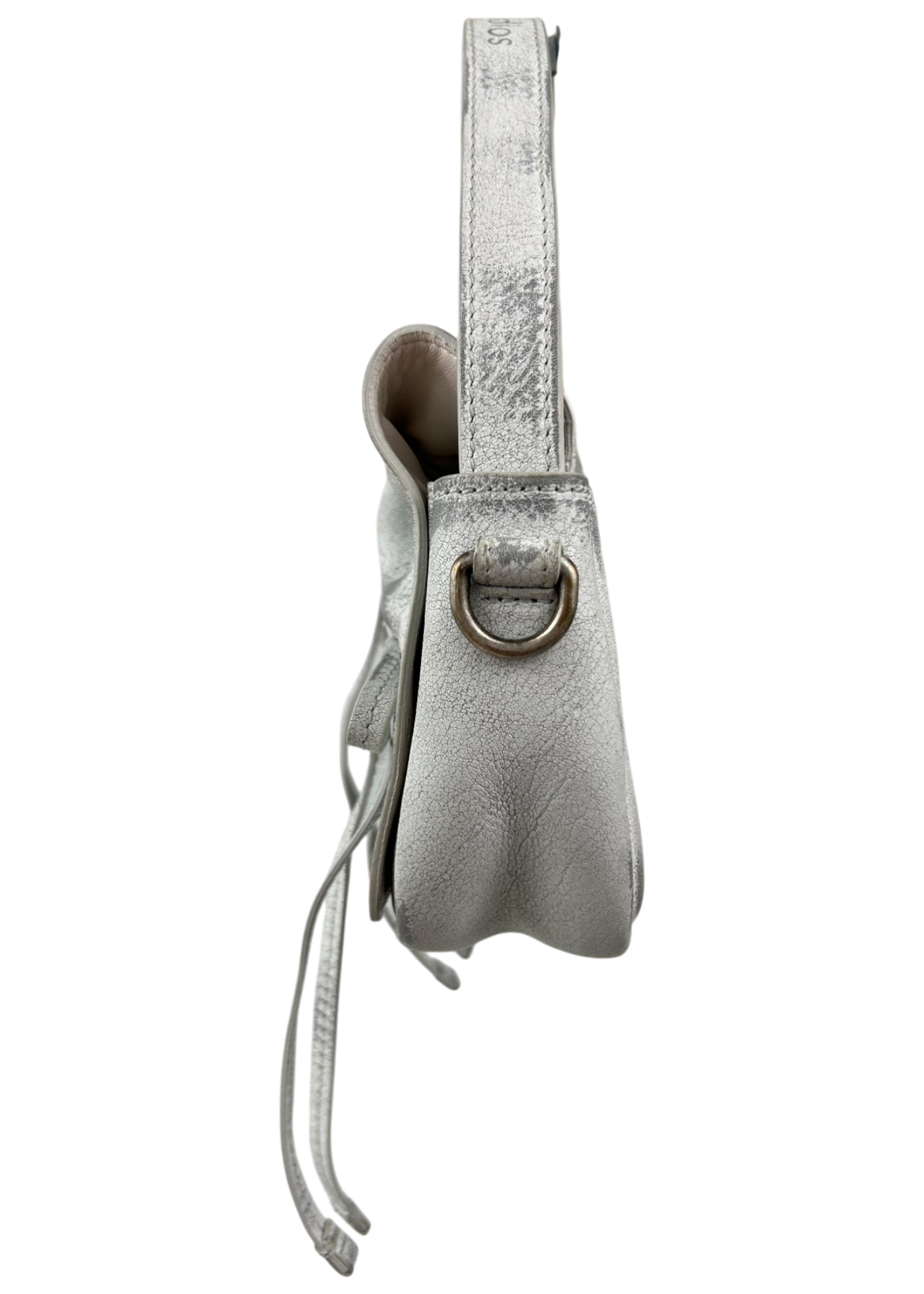 ACNE STUDIOS 'Multipocket Micro Bag' Distressed Leather Bag