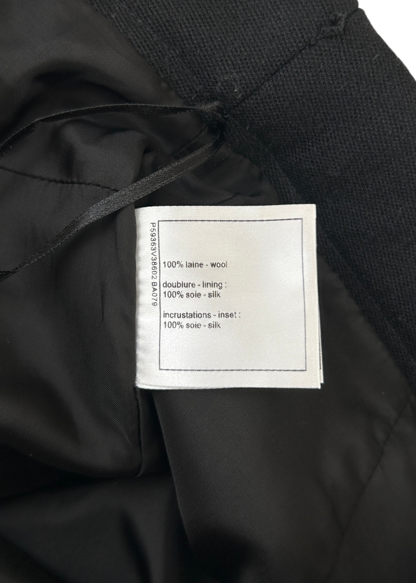CHANEL (AS IS) Pre Fall 2018 Wool/Silk Sailor Button Culottes