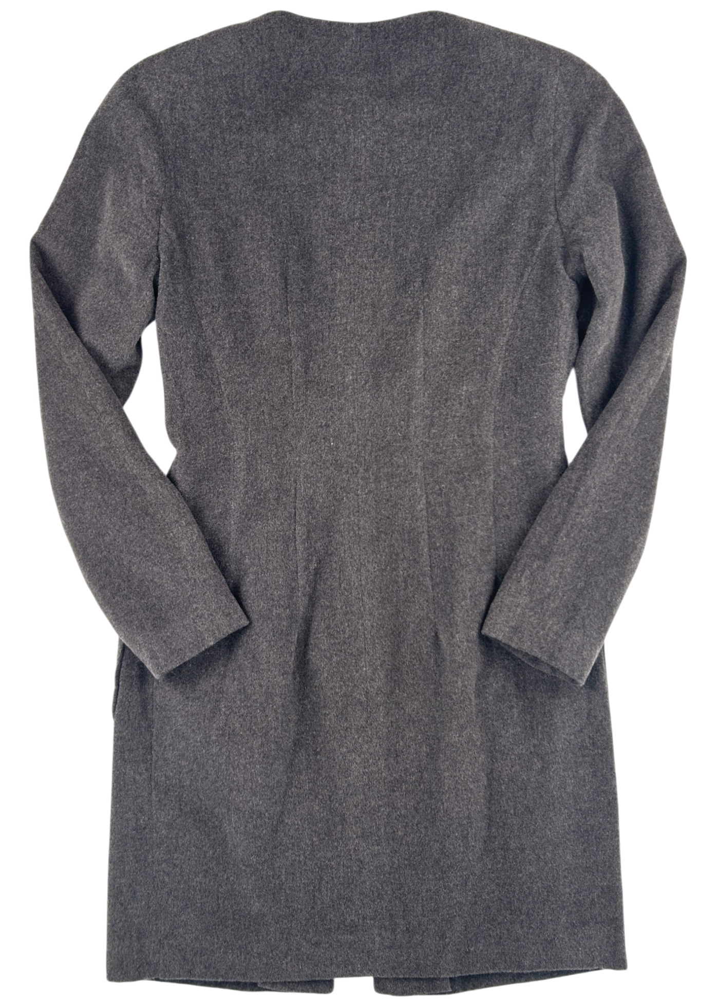 JIL SANDER 1989 Cashmere/Mink/Wool Tailored Button Down Coat