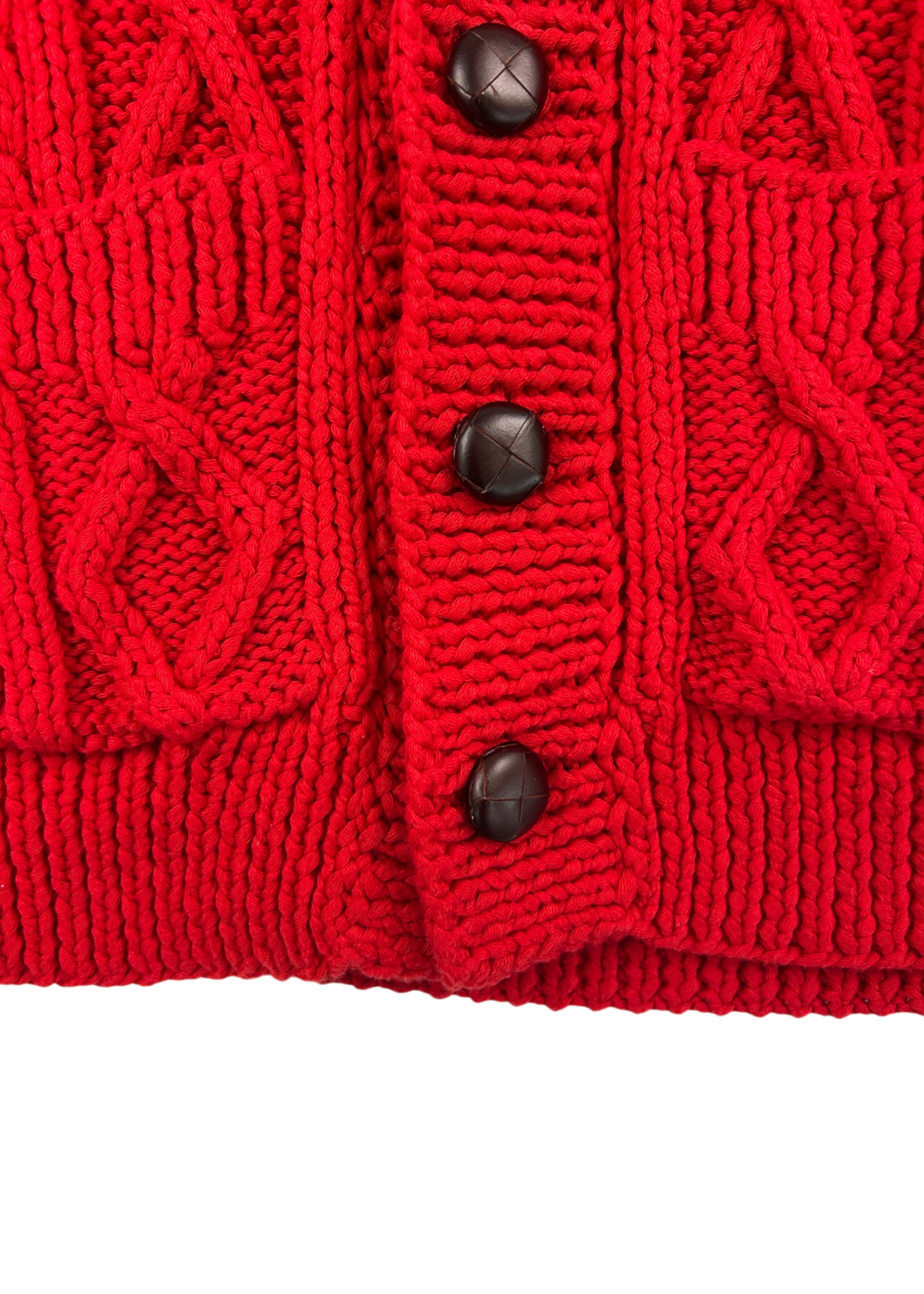 MAISON MARGIELA (AS IS) AW2009 Chunky Cable Hand Knitted Cardigan