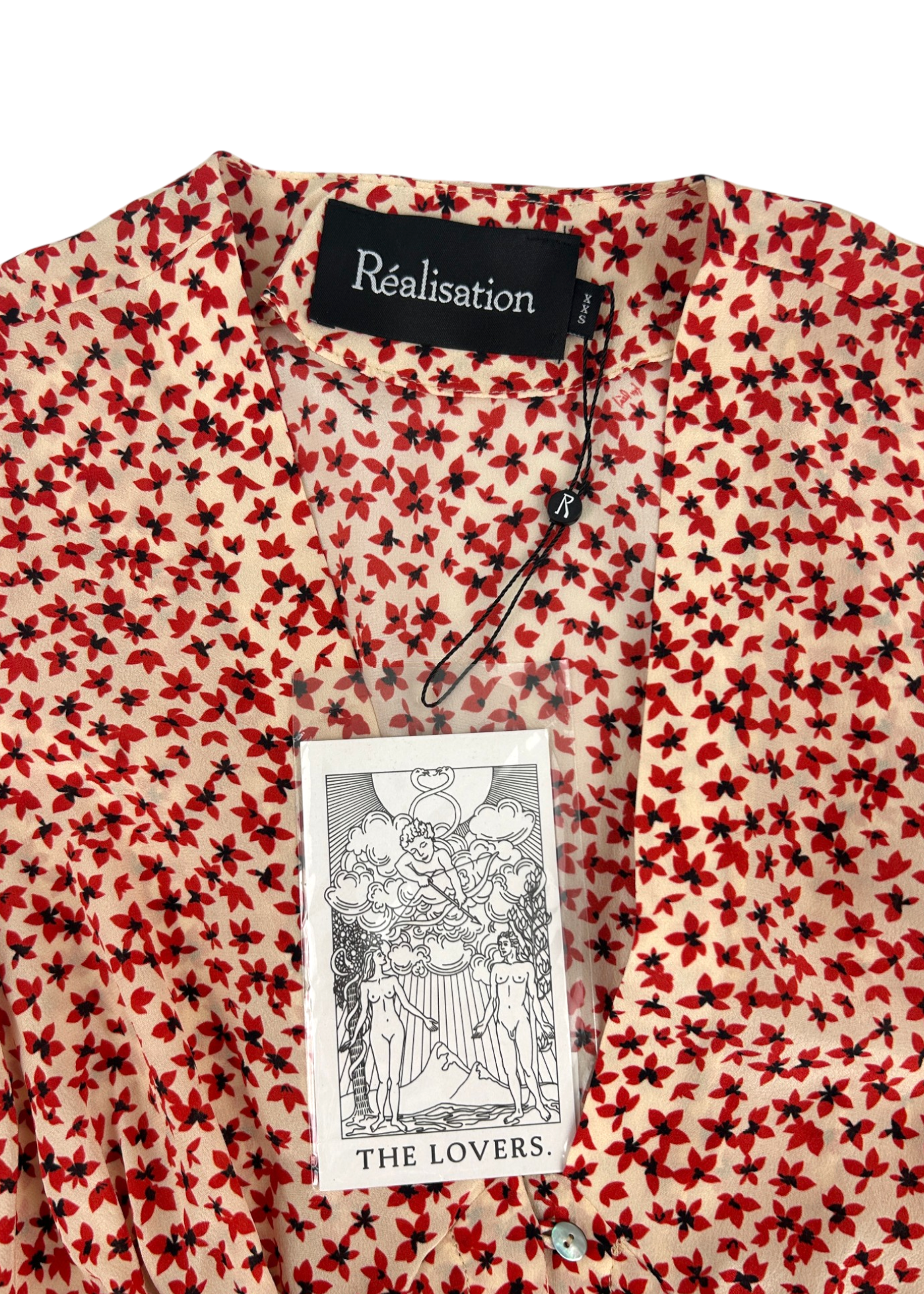 REALISATION PAR (AS IS) NWT 'The Vivienne' Floral Silk Midi Dress
