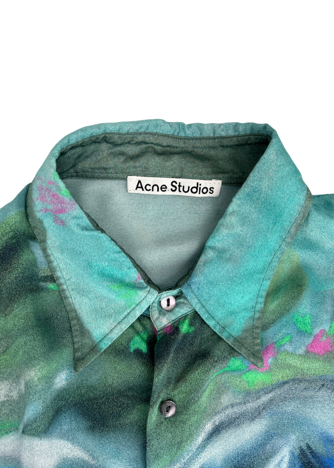 ACNE STUDIOS (AS IS) Silk Print Shirt