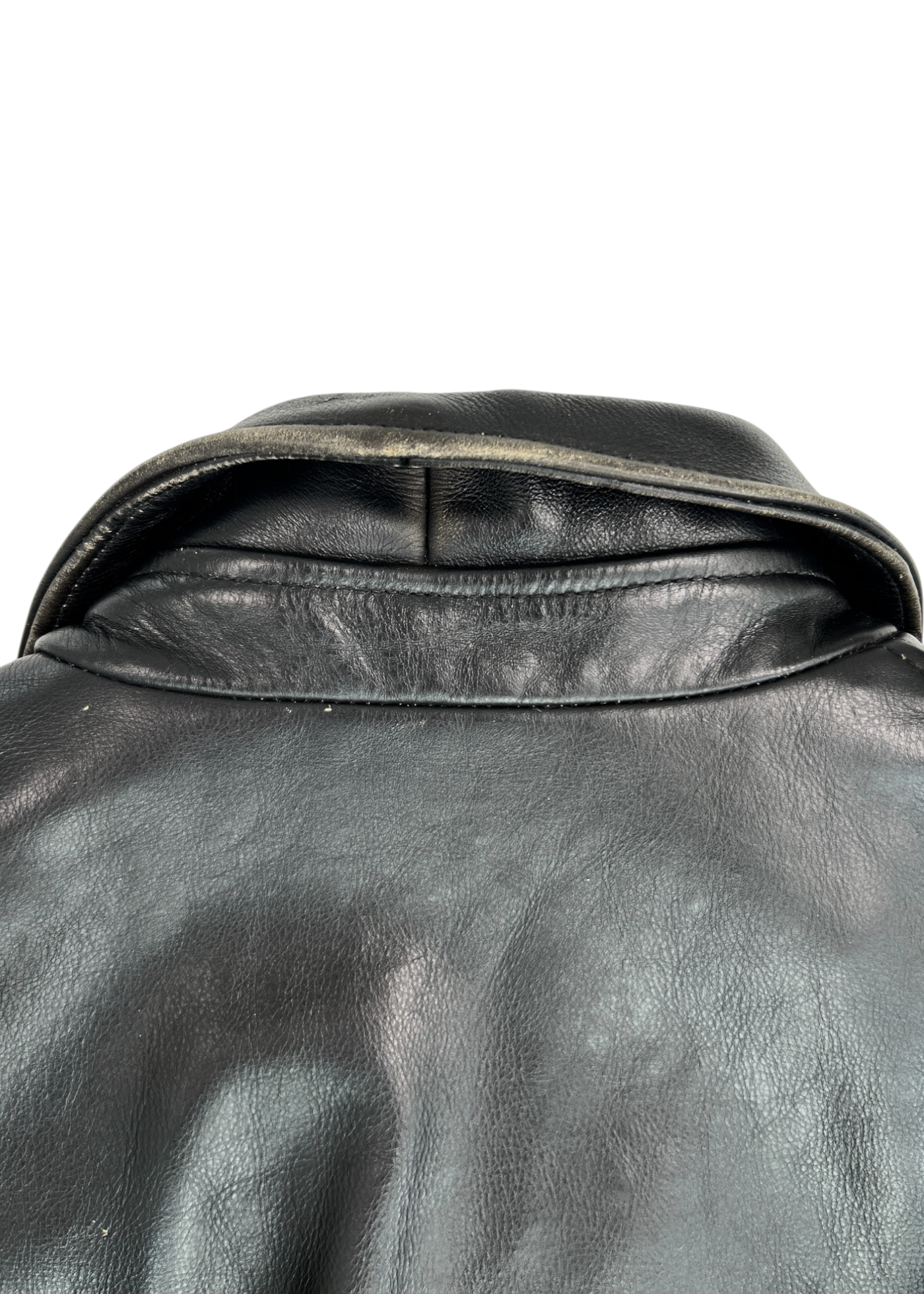 MAISON MARGIELA X H&M Black/Beige Leather Deconstructed Biker Jacket