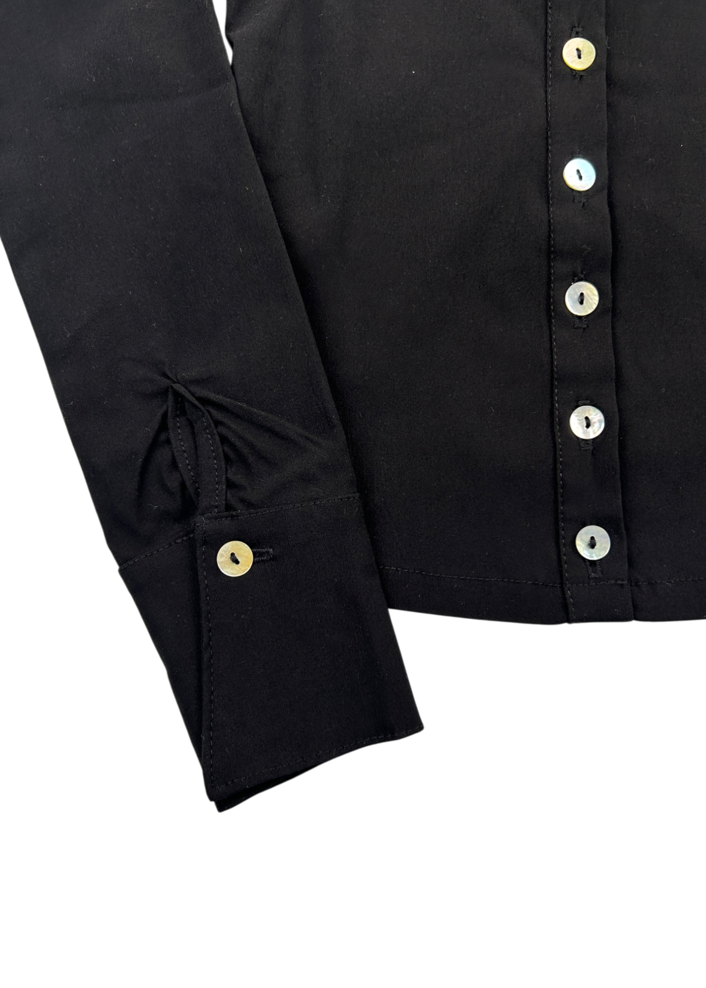 SUSAMUSA (BNWT) 'Sienna' Stretch Fitted Shell Button Up Top