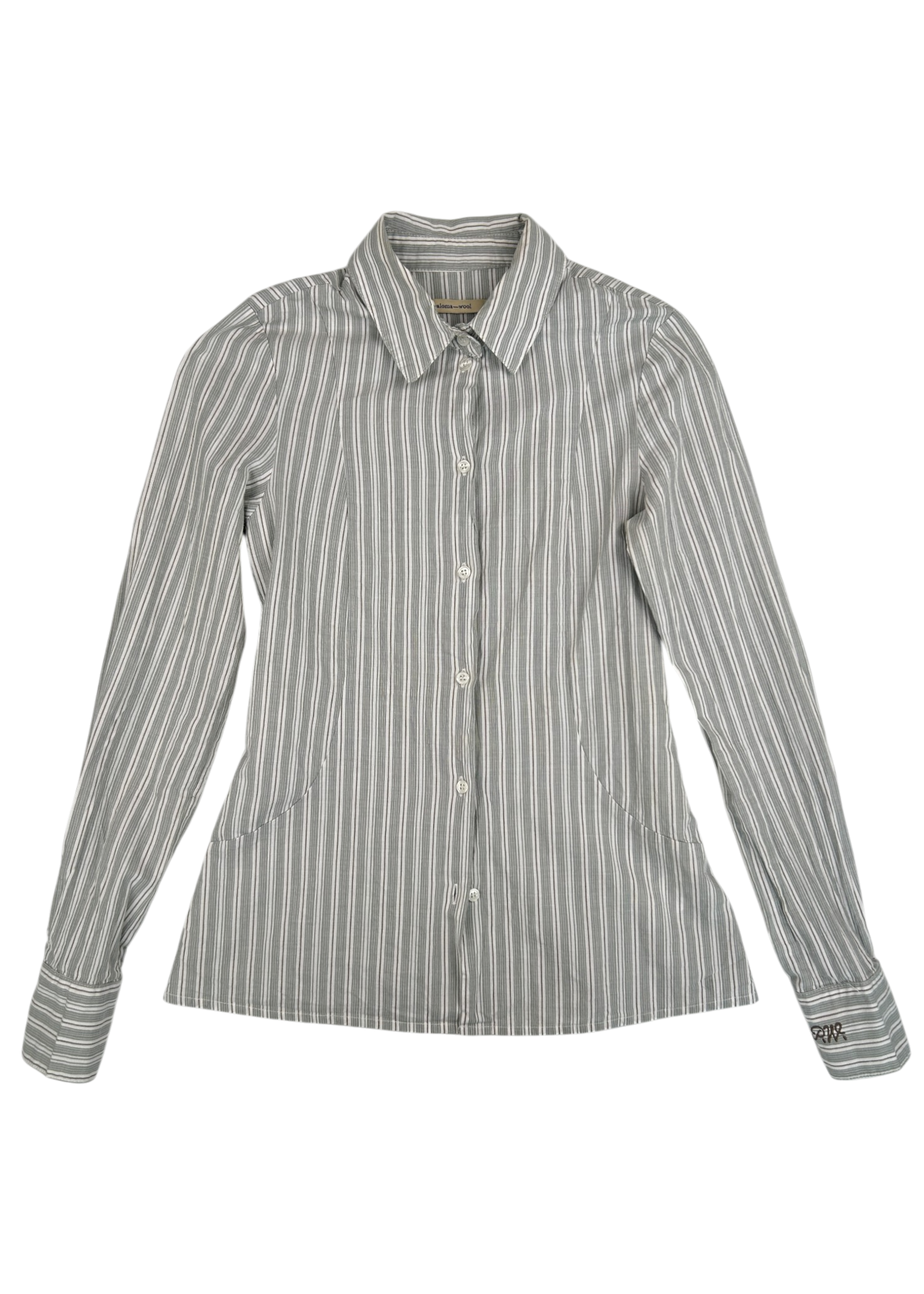 PALOMA WOOL Stripe Cotton Fitted Shirt